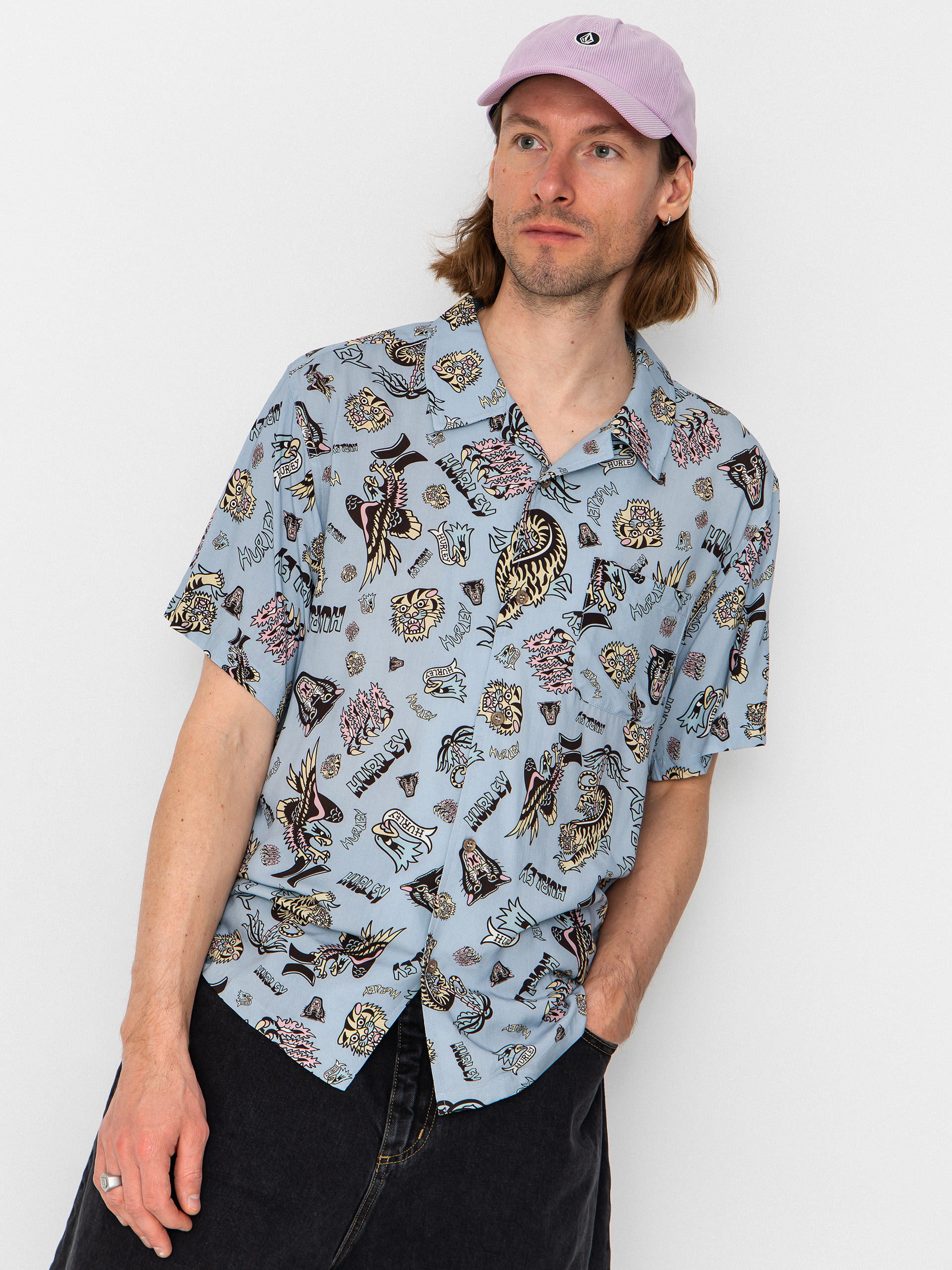 Cămașă Hurley Woven Etam (worker blue)