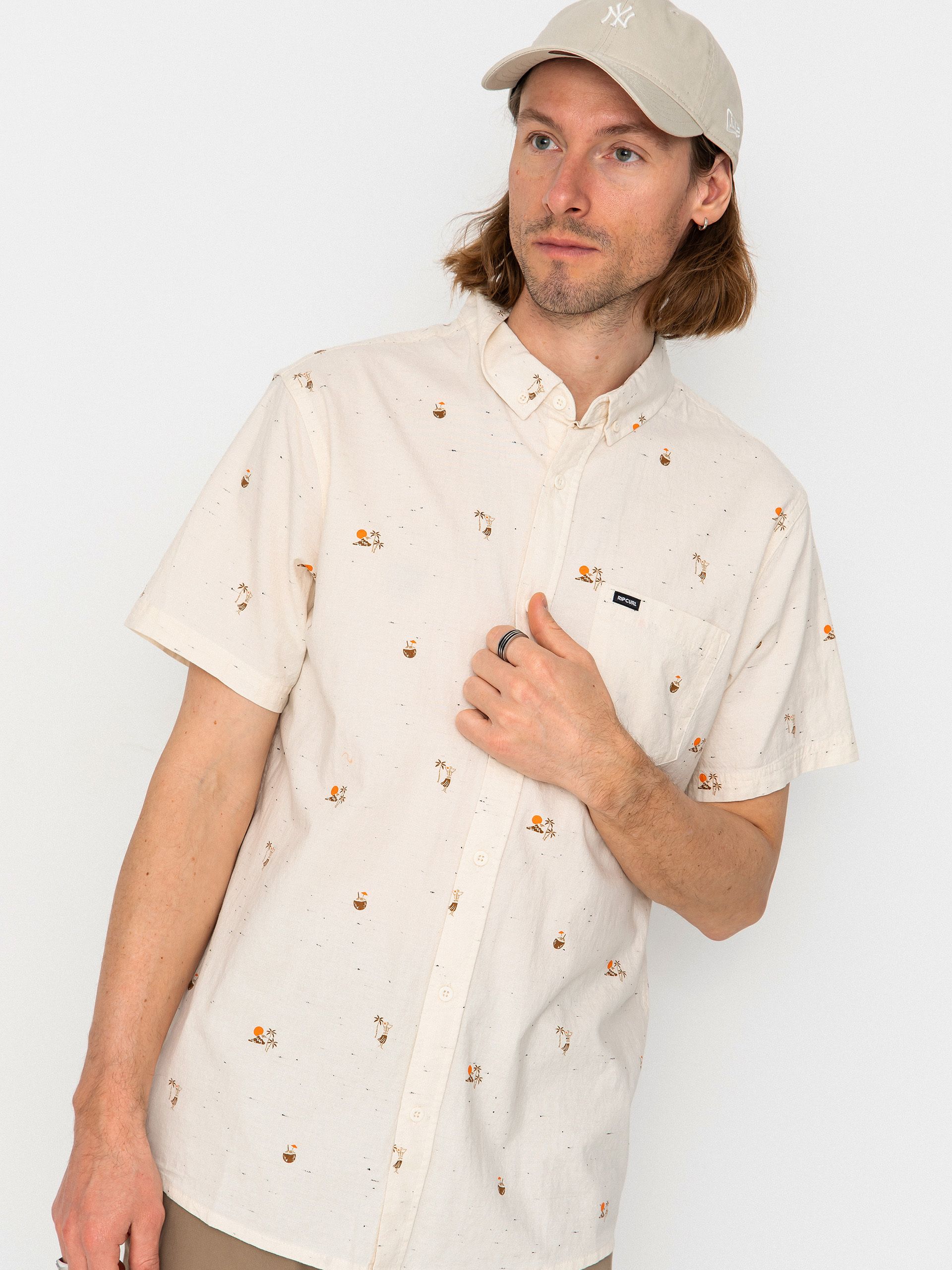 Cămașă Rip Curl Skelly Breach (off white)