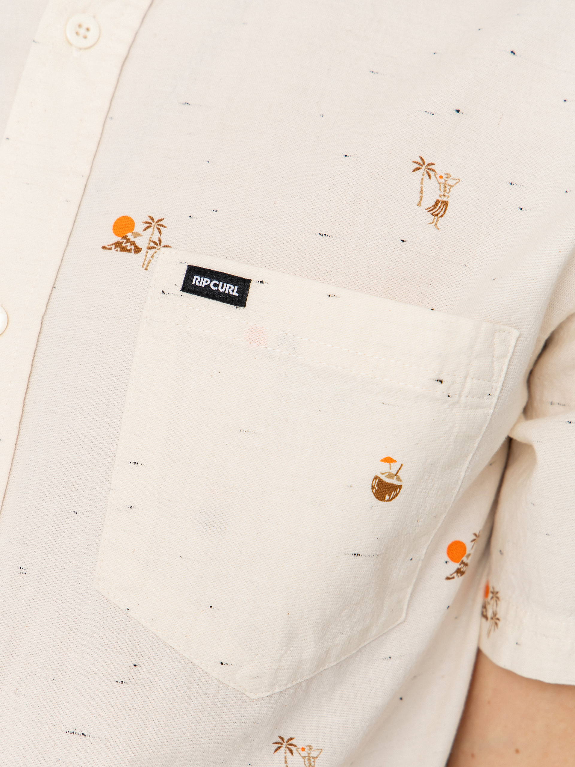 Cămașă Rip Curl Skelly Breach (off white)