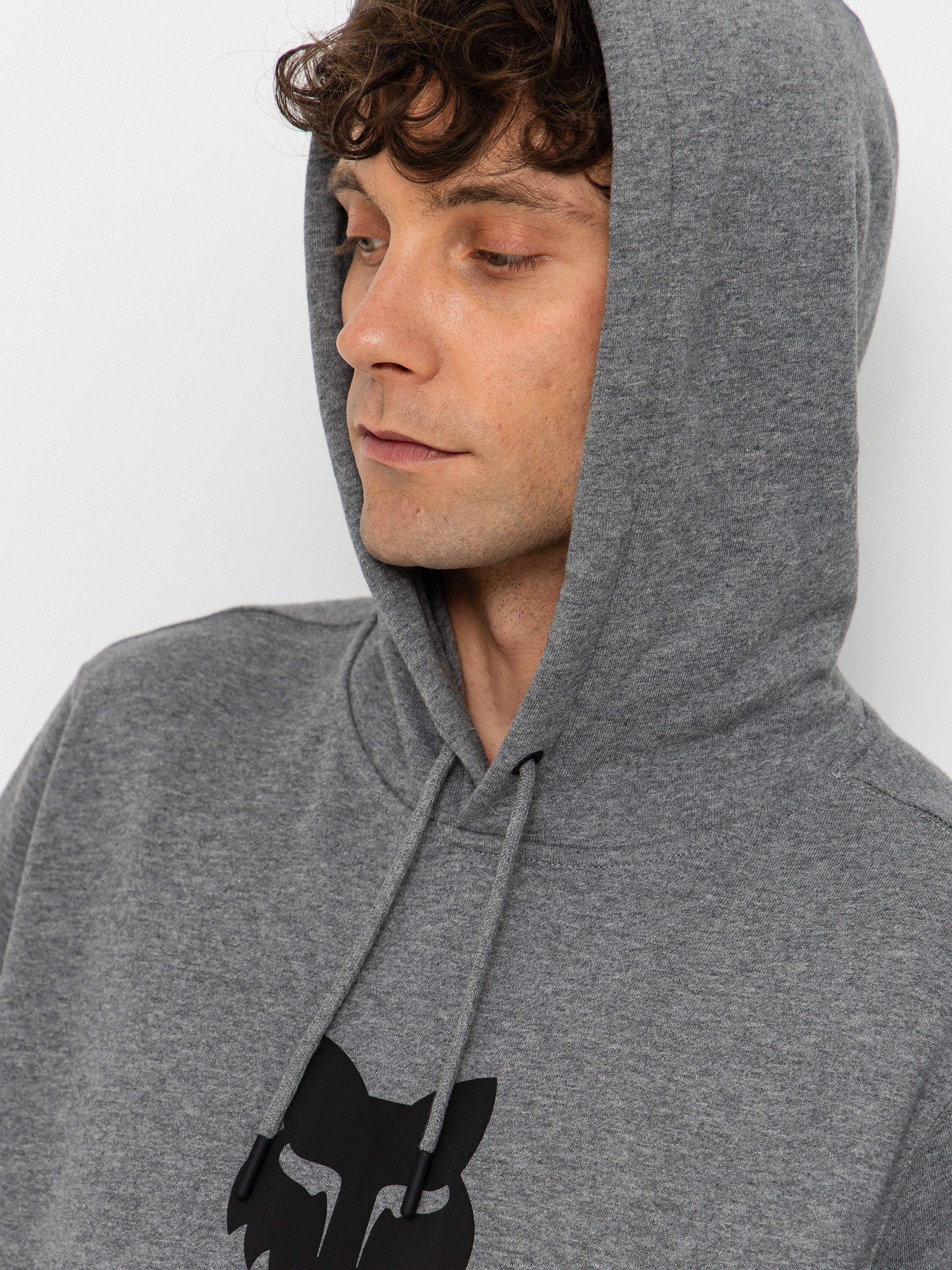 Hanorac cu glugă Fox Fox Head HD (heather graphite)