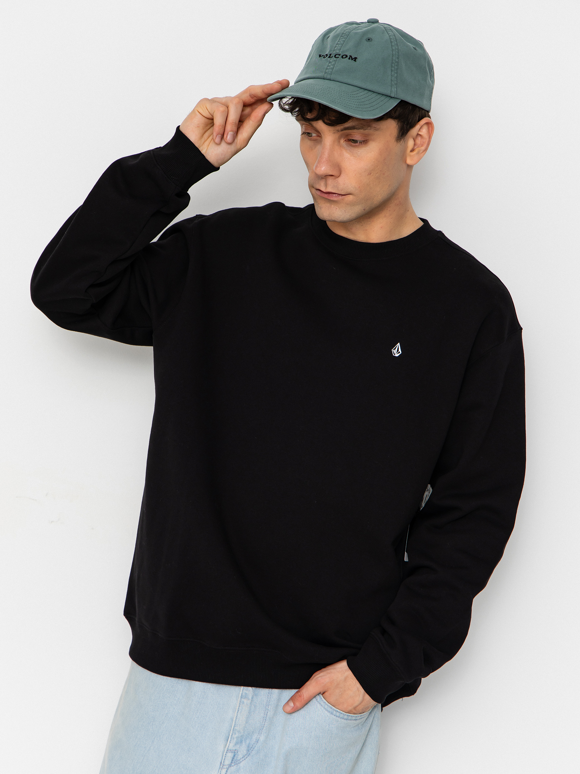 Hanorac Volcom Single Stone Crew (black)