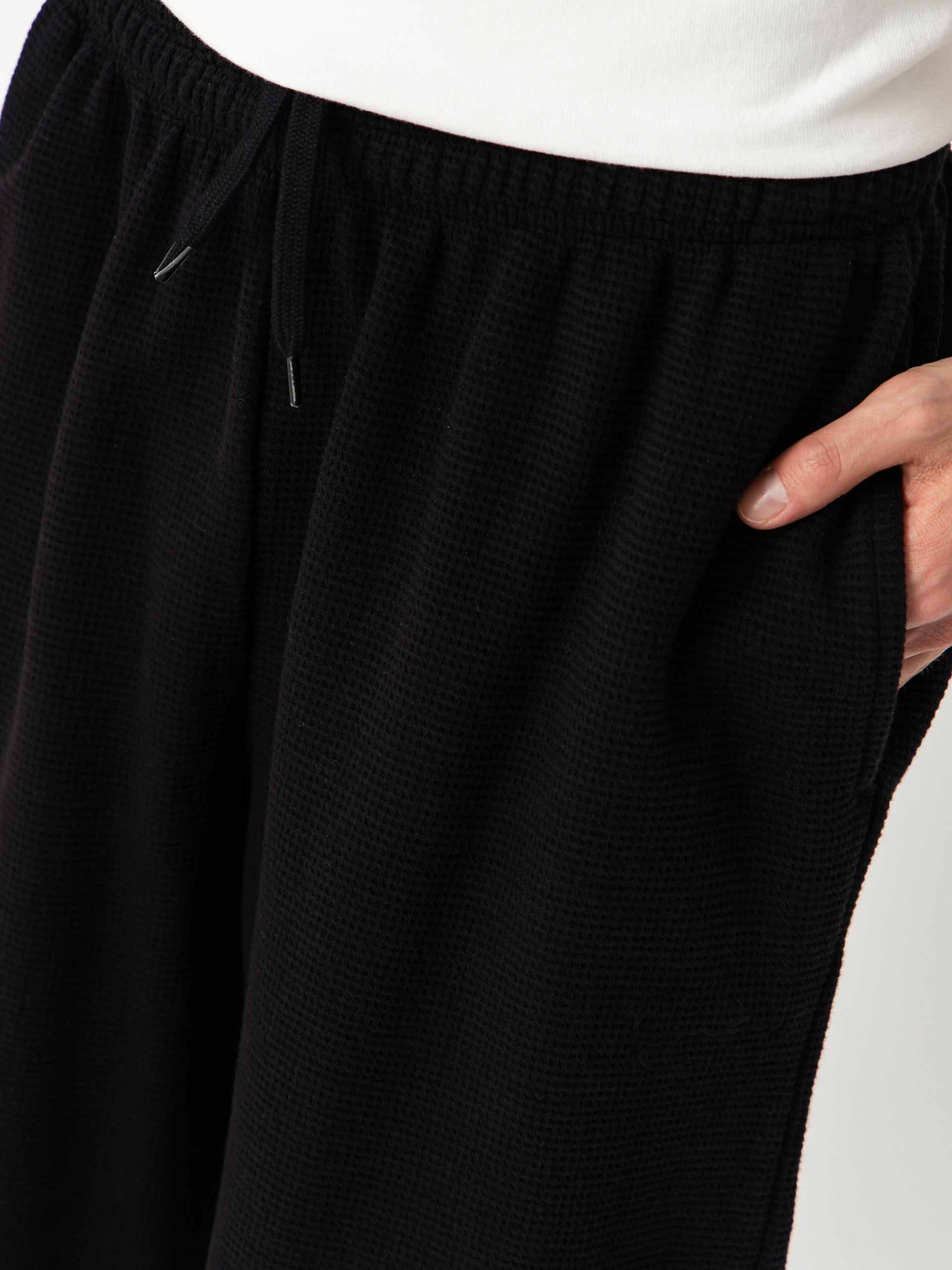 Pantaloni scurți Karl Kani Signature Waffle (black)