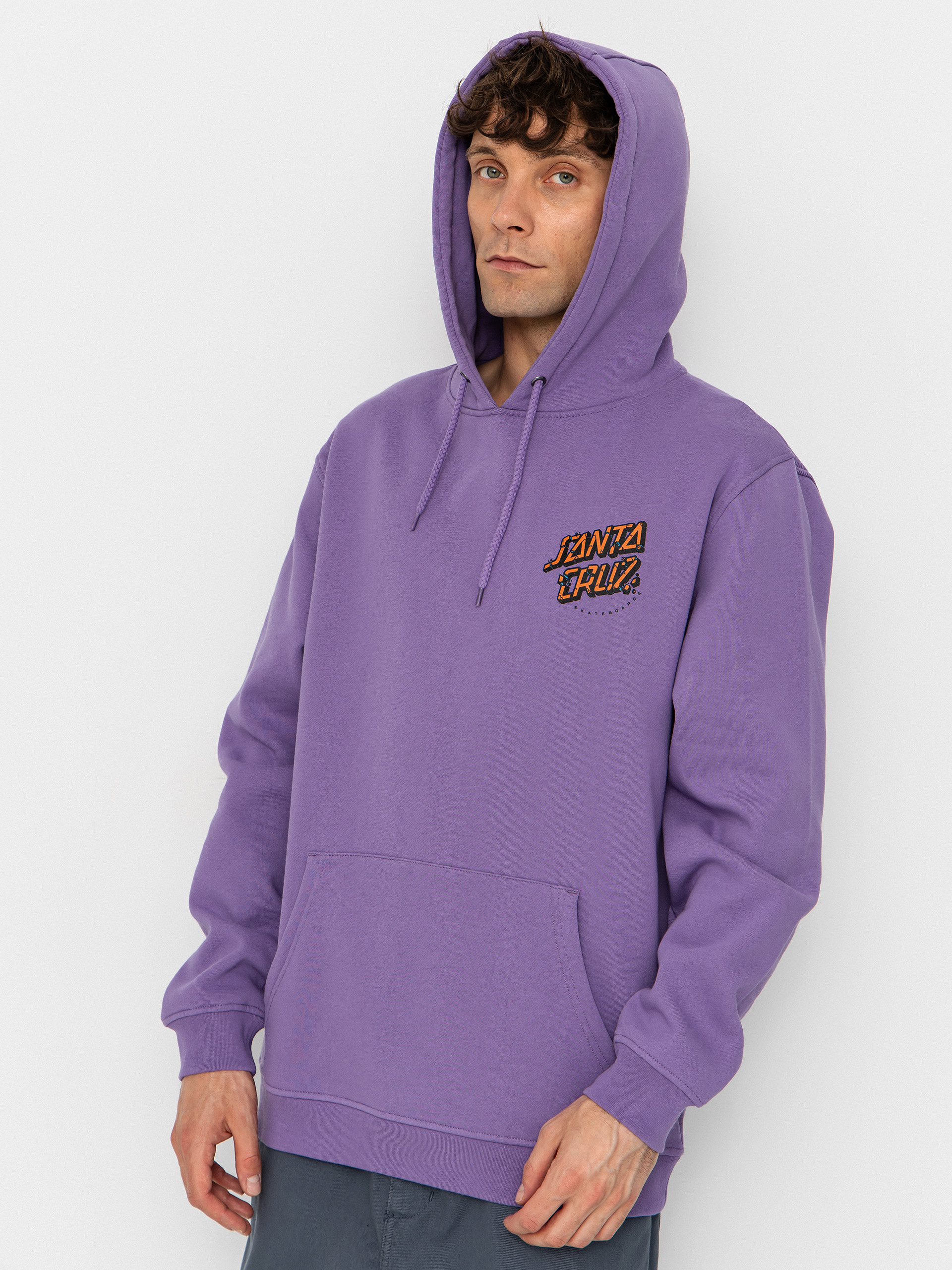 Hanorac cu glugă Santa Cruz Roskopp Screaming Five HD (purple haze)