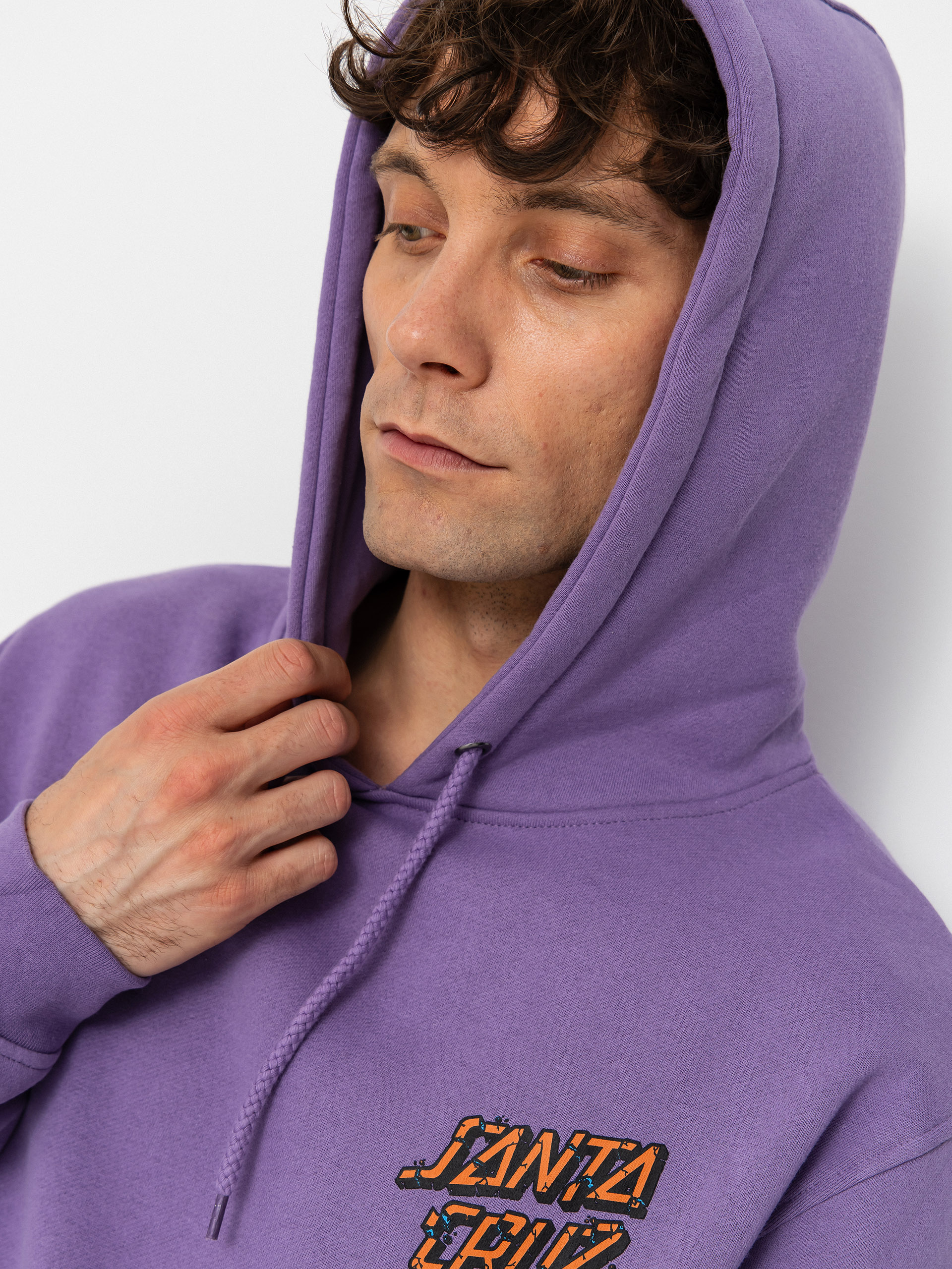 Hanorac cu glugă Santa Cruz Roskopp Screaming Five HD (purple haze)
