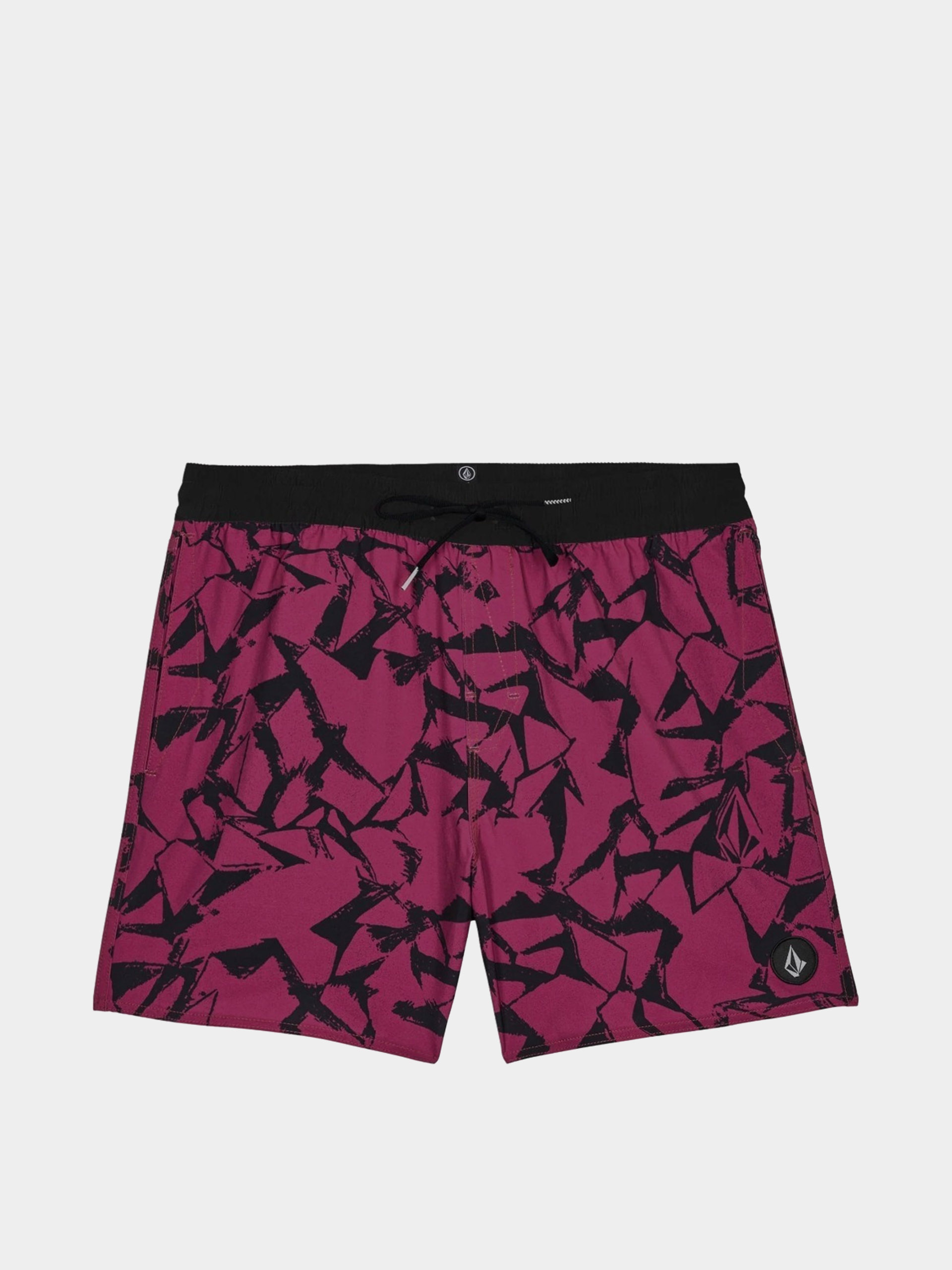Pantaloni scuru021bi Volcom Lido Print Trunk 16 (sangria)