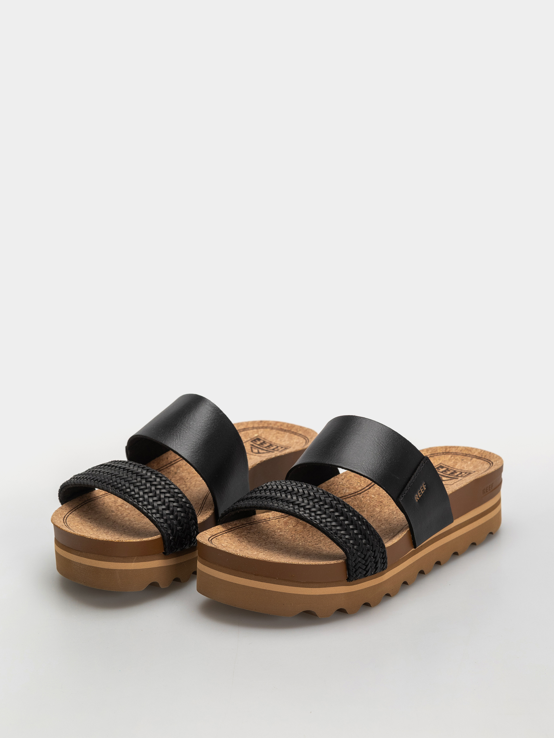 Șlapi Reef Cushion Vista Hi Wmn (black braid)