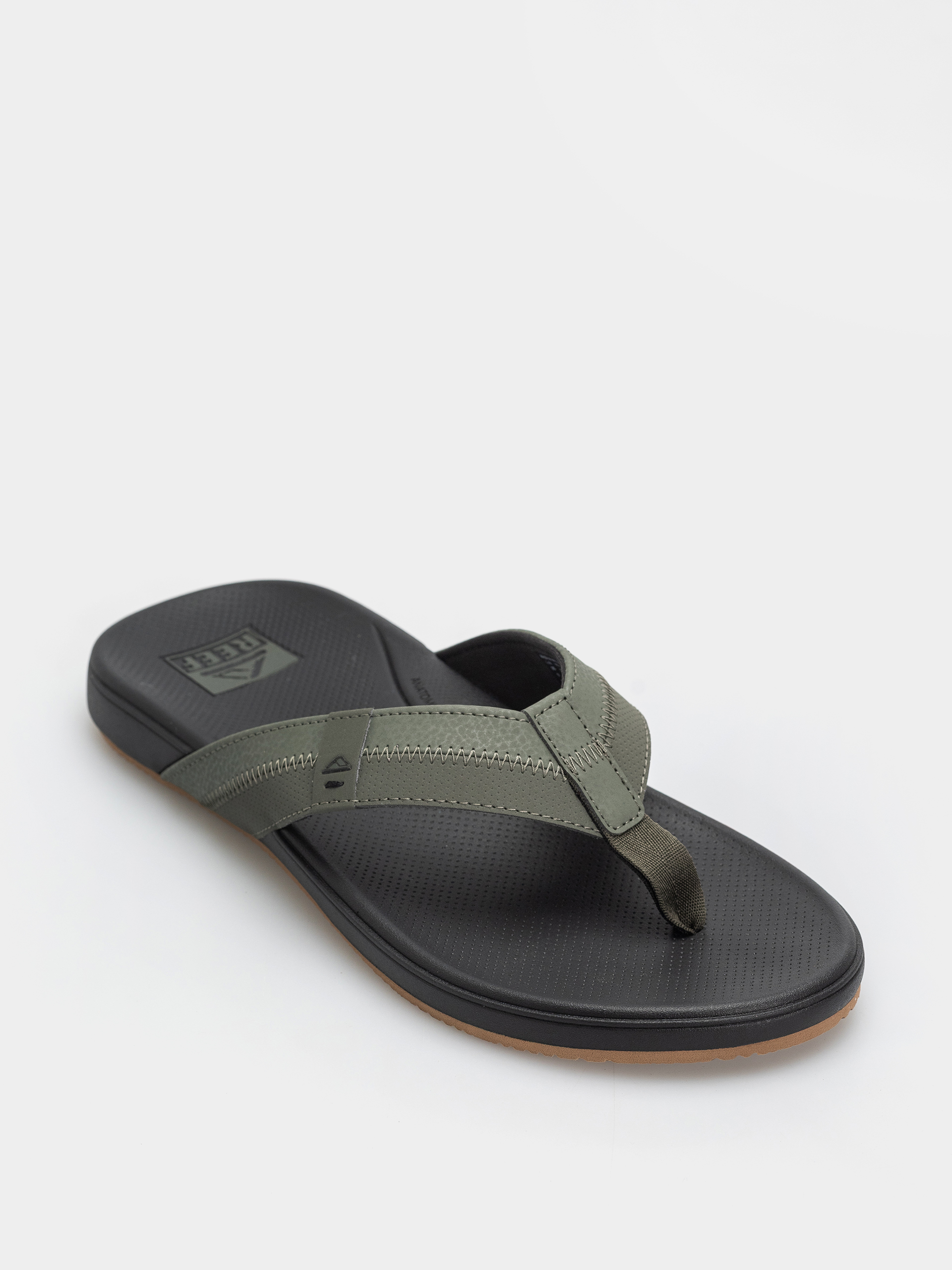 papuci de plajă Reef Cushion Phantom 2.0 (olive/gum)