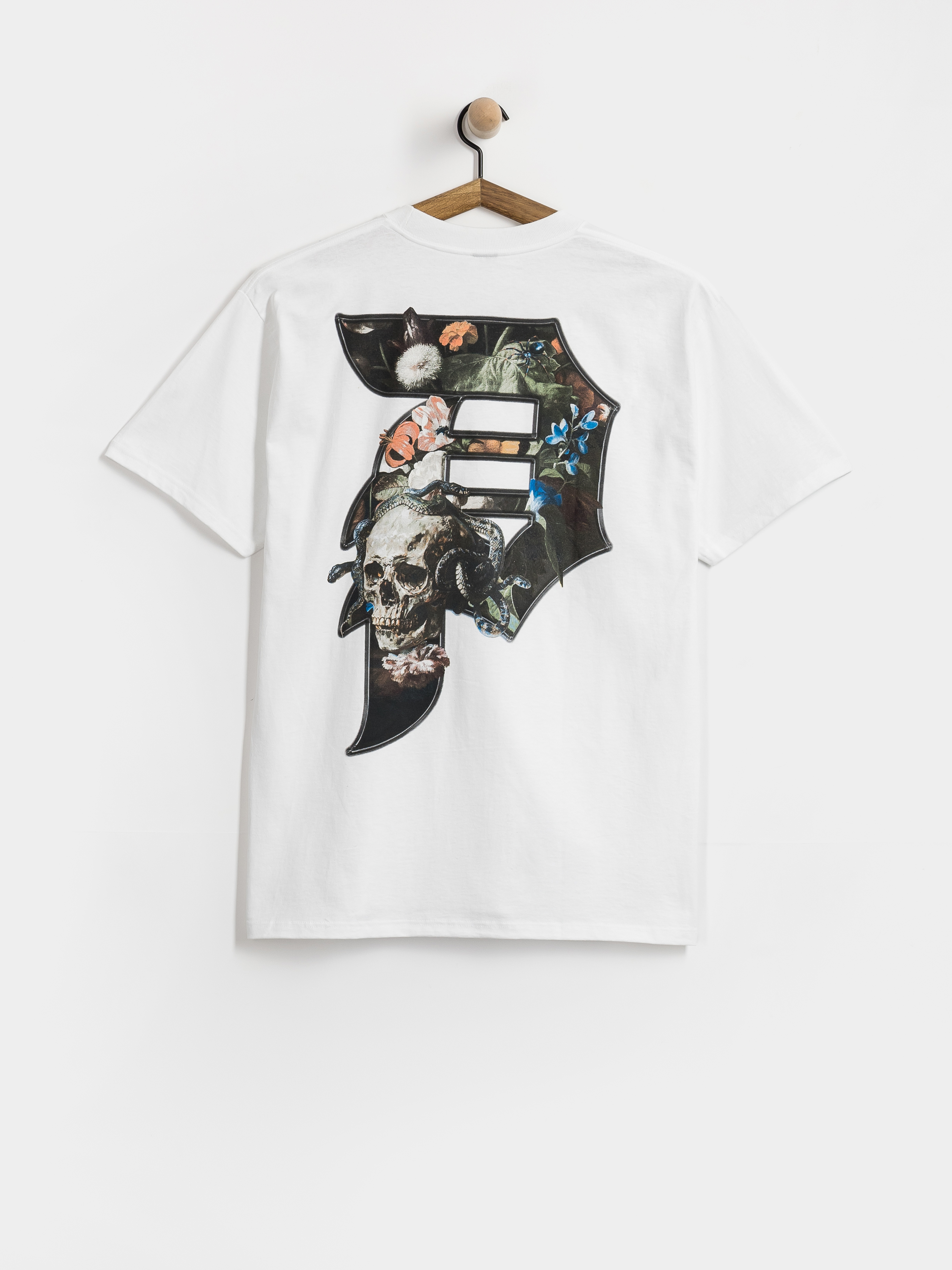 Tricou Primitive Exist (white)