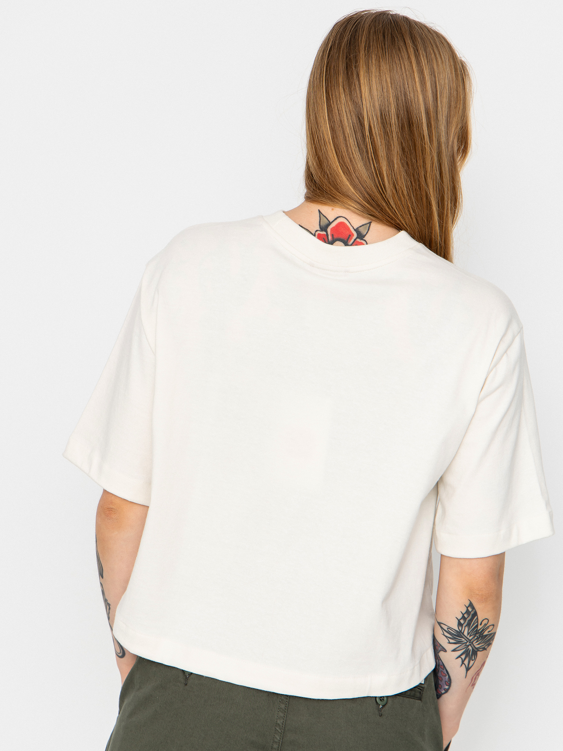 Tricou The North Face Tnf Red Box Boxy Wmn (white dune)