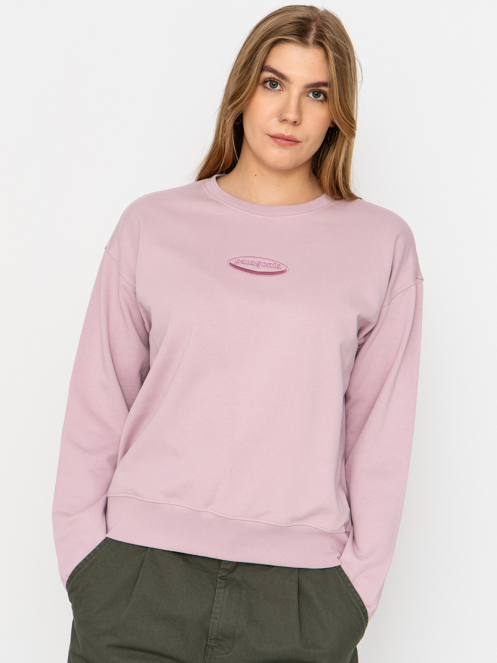 Hanorac Patagonia 95 Oval Logo Daily Wmn (quiet violet)