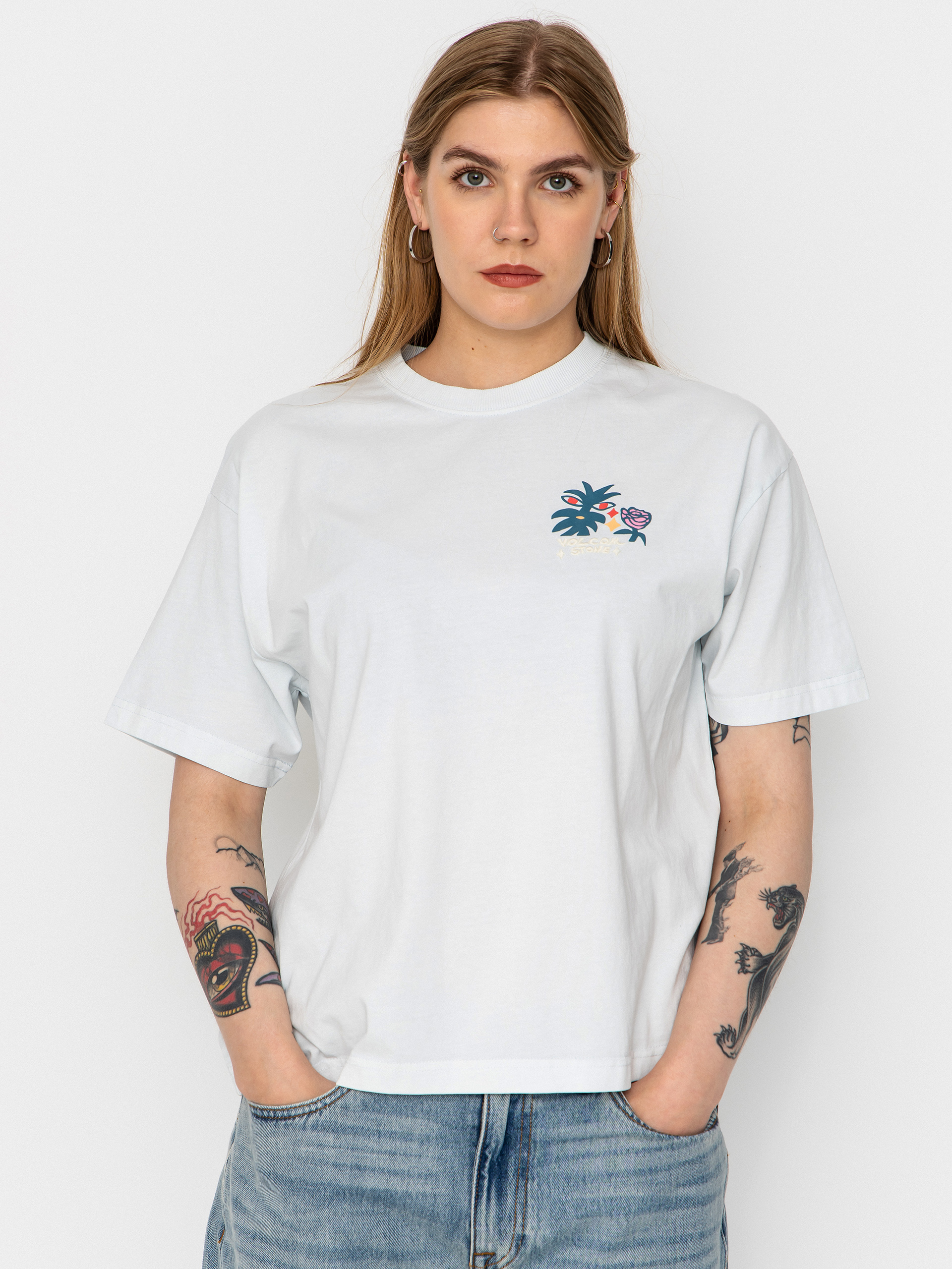 Tricou Volcom Fa Bruno Lucas 2 Wmn (light blue acid)
