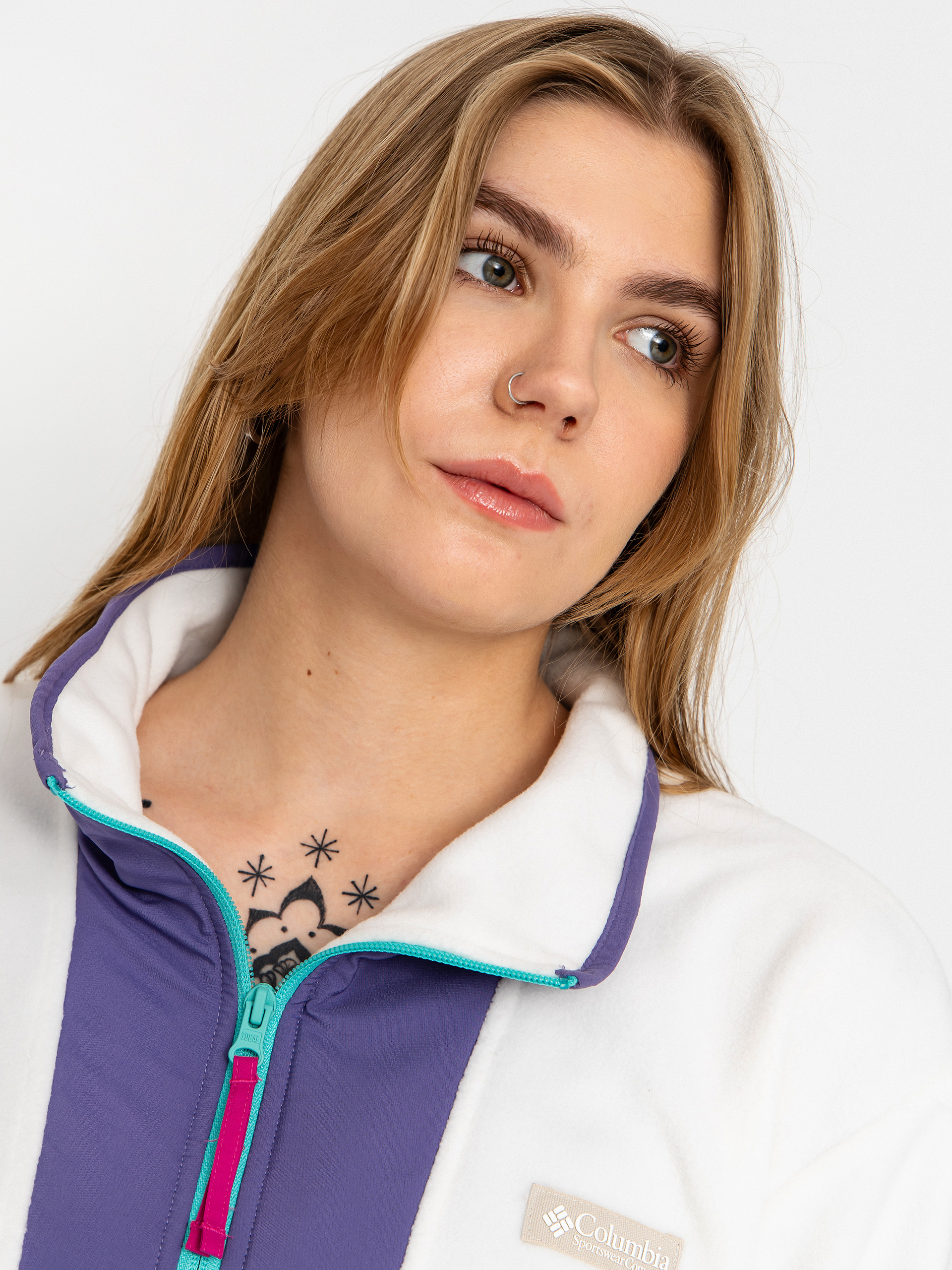 Pentru bărbați Hanorac din fleece Columbia Sequoia Grove Half Zip (sea salt/stormwatch)