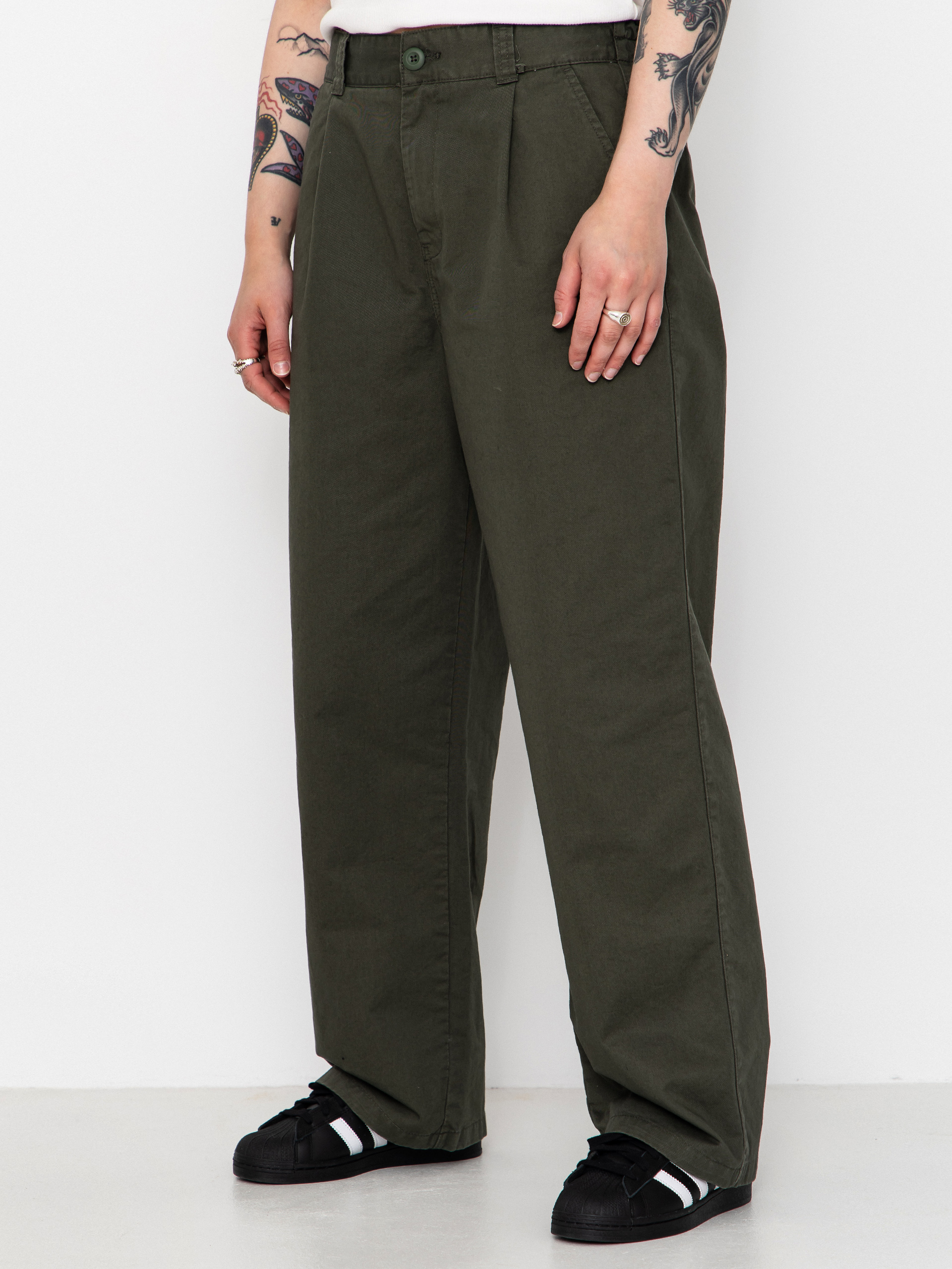 Pantaloni Carhartt WIP Marv Wmn (opuntia)