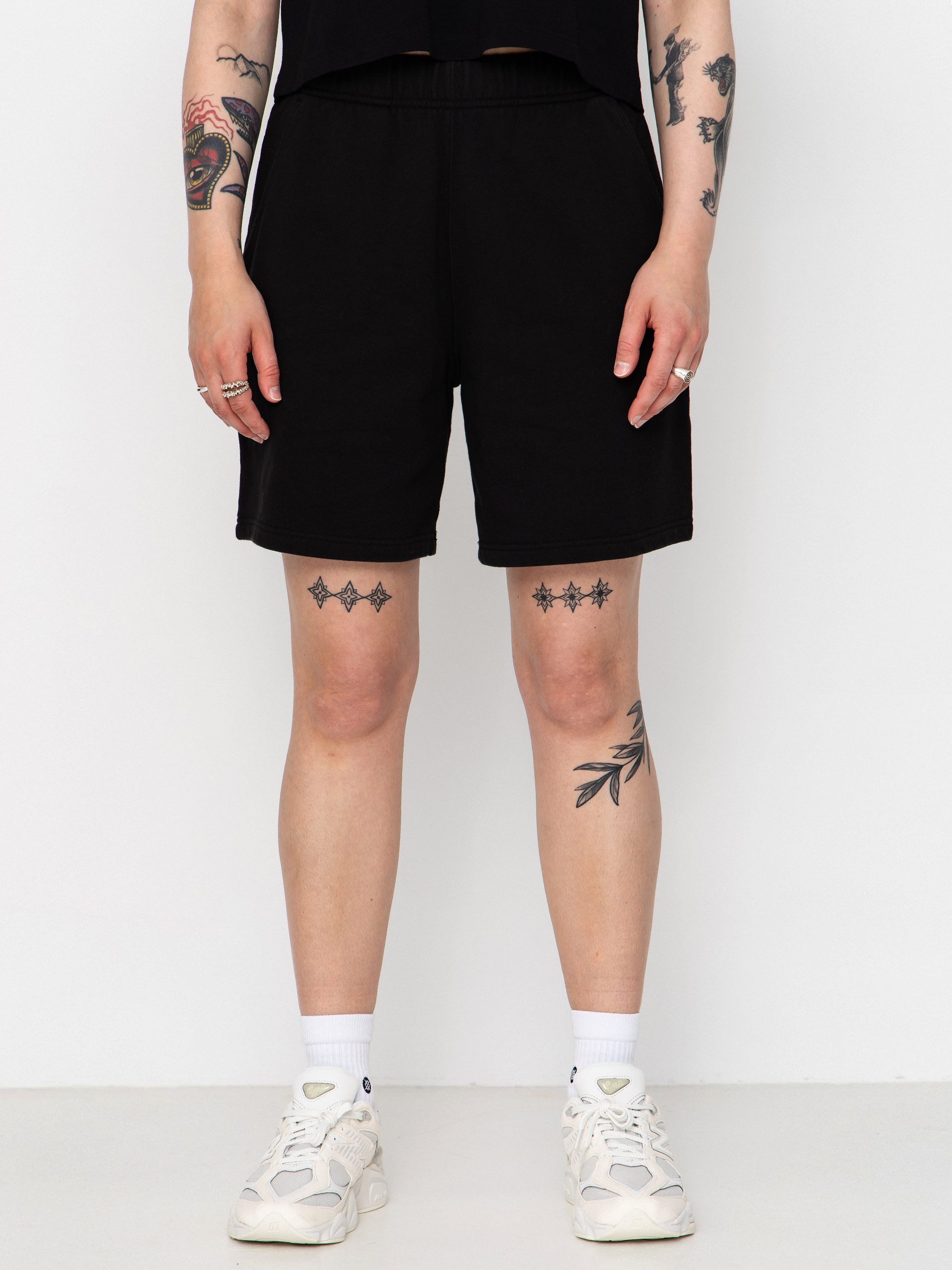 Pantaloni scurți Carhartt WIP Brenta Wmn (black/white)