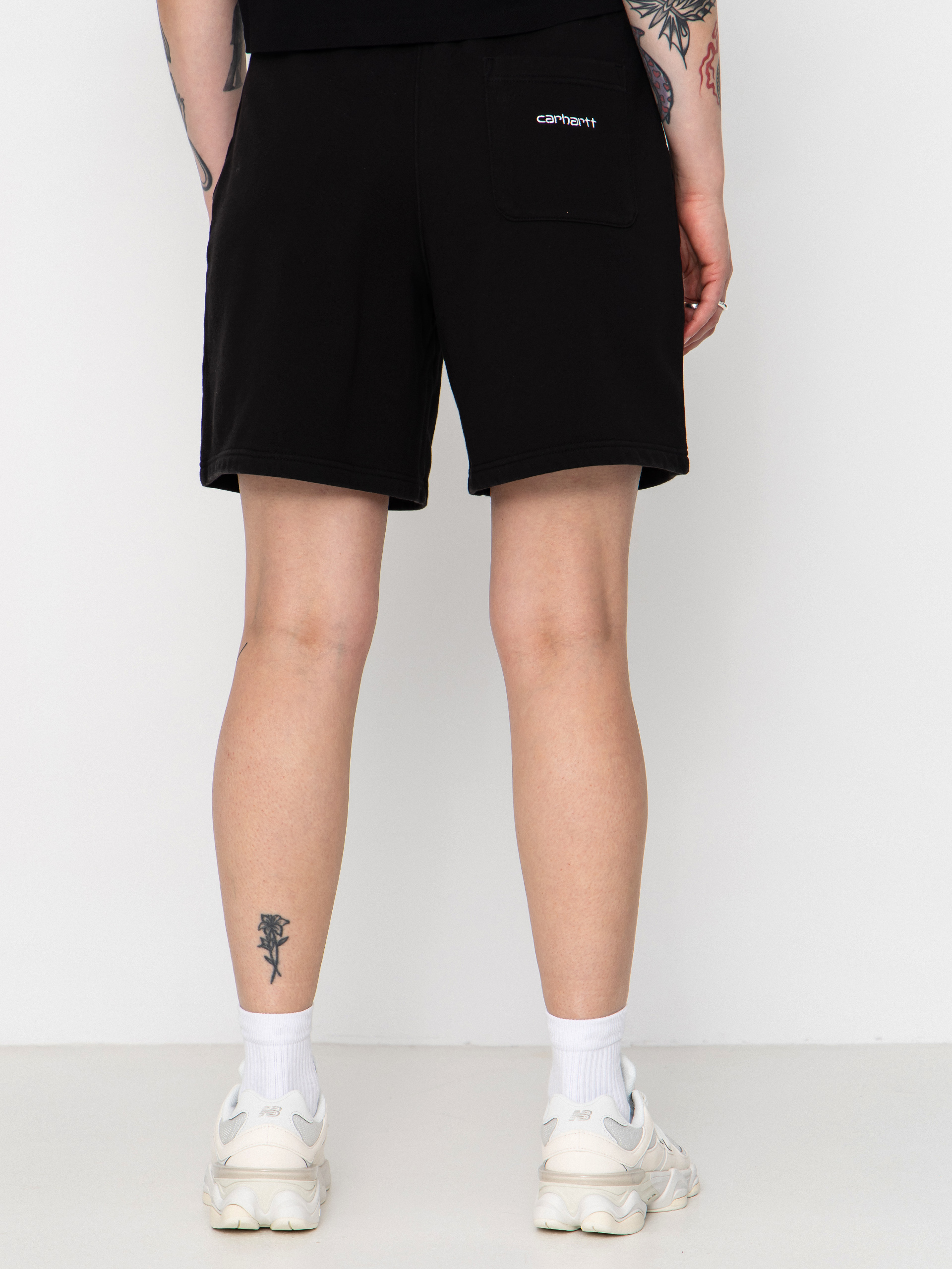 Pantaloni scurți Carhartt WIP Brenta Wmn (black/white)