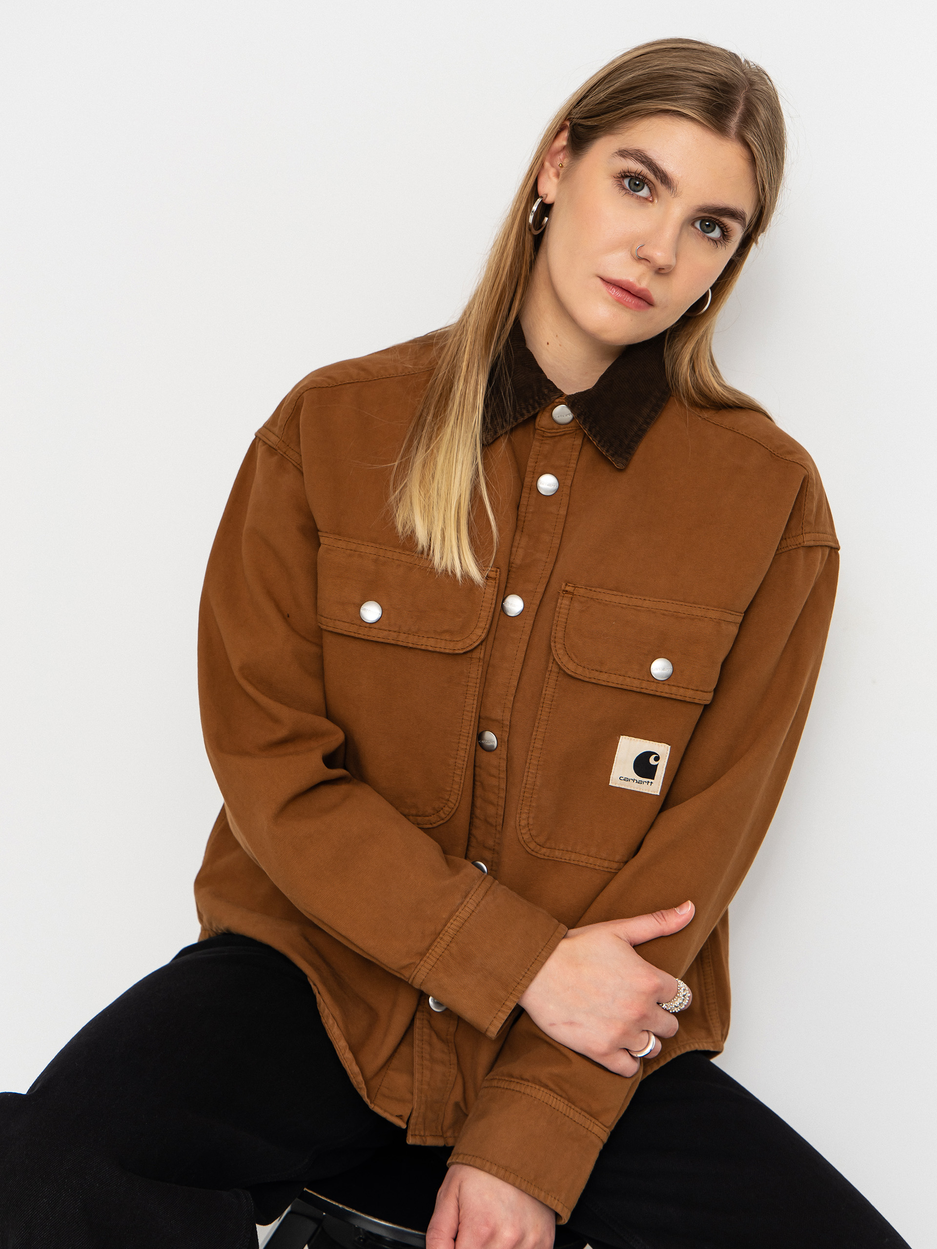 Geacu0103 Carhartt WIP Prescott Wmn (hamilton brown/tobacco)