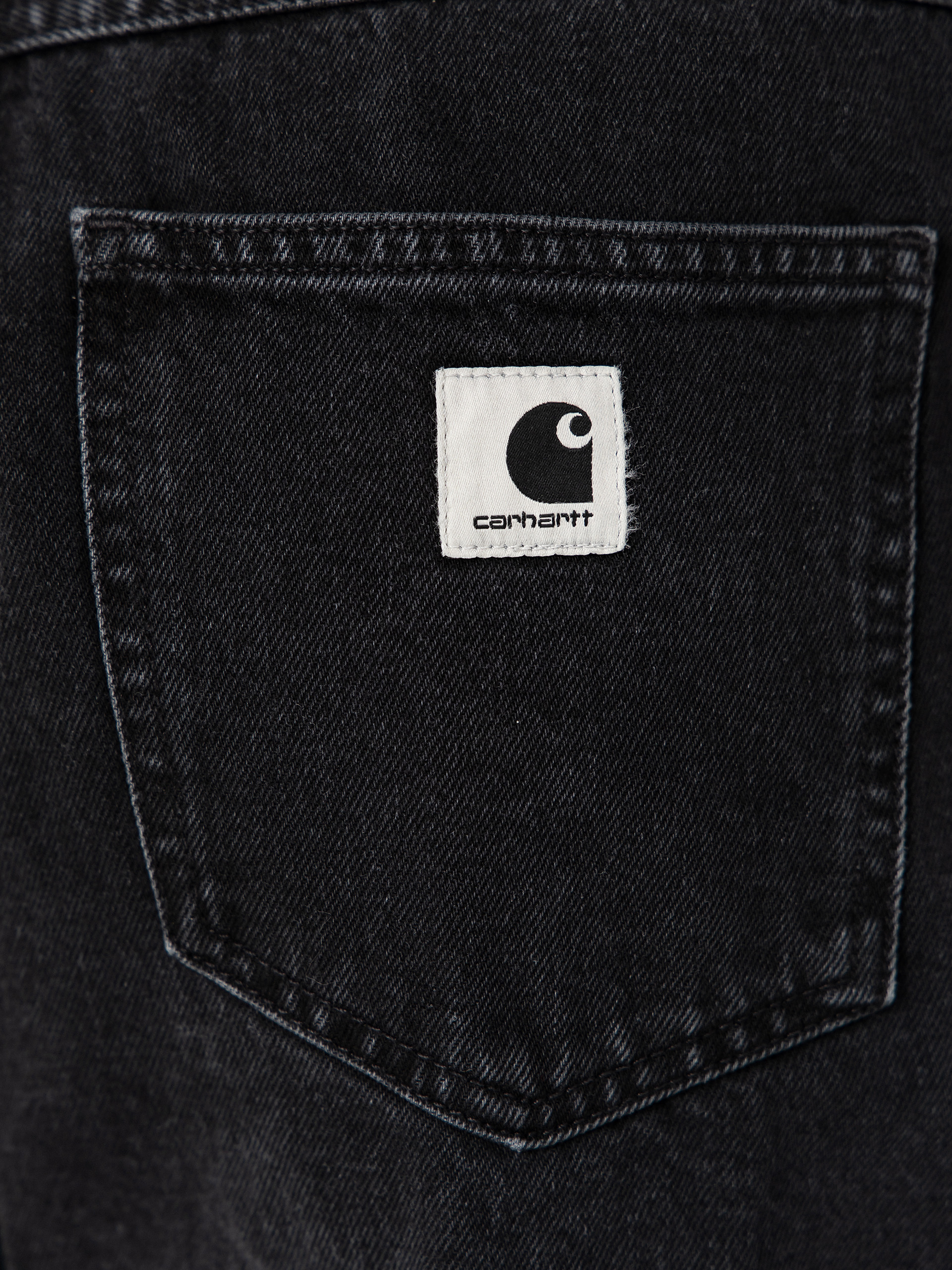 Pantaloni scurți Carhartt WIP Brandon Wmn (black stone washed)