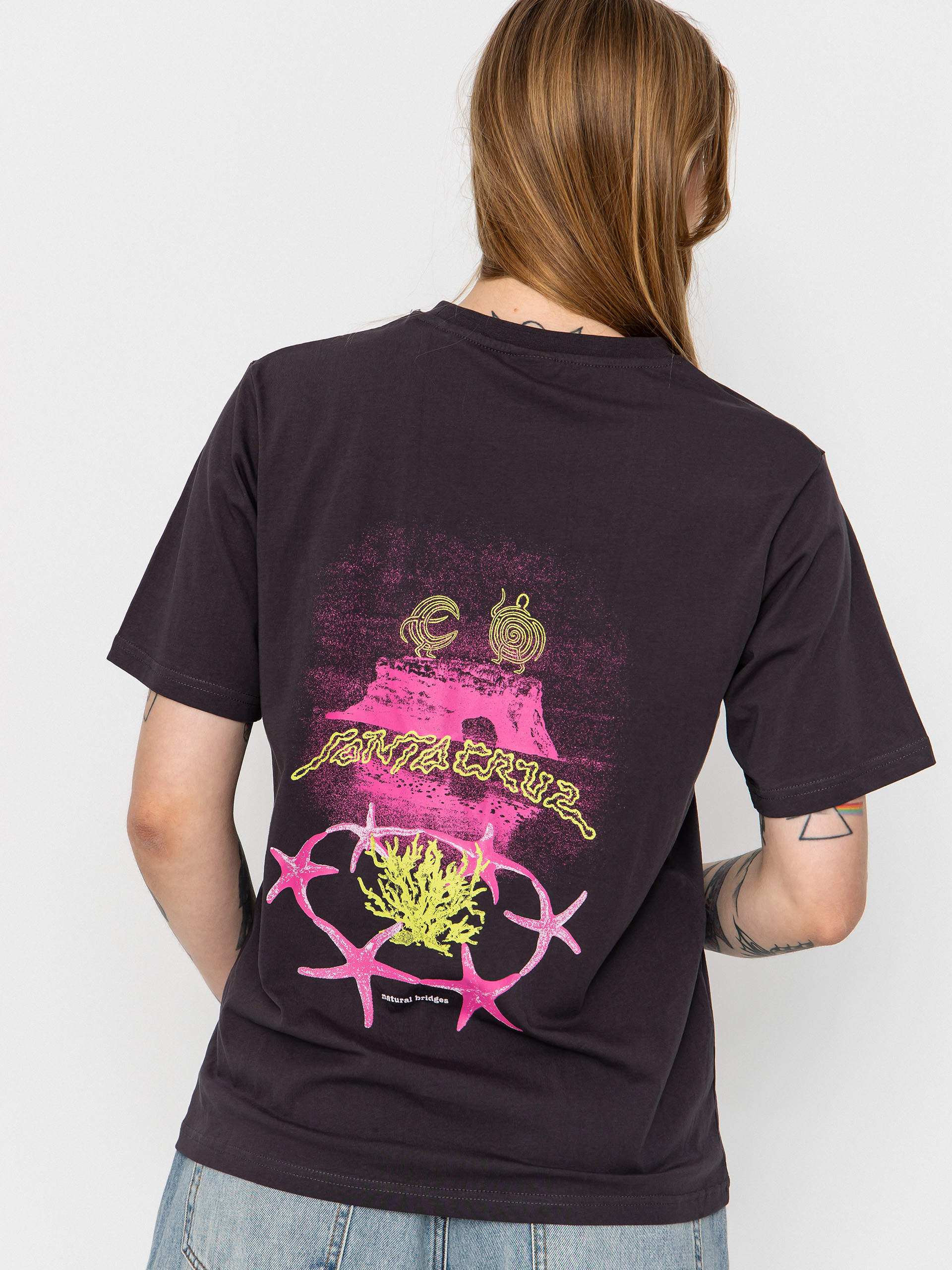 Tricou Santa Cruz Natural Bridges Wmn (black wash)