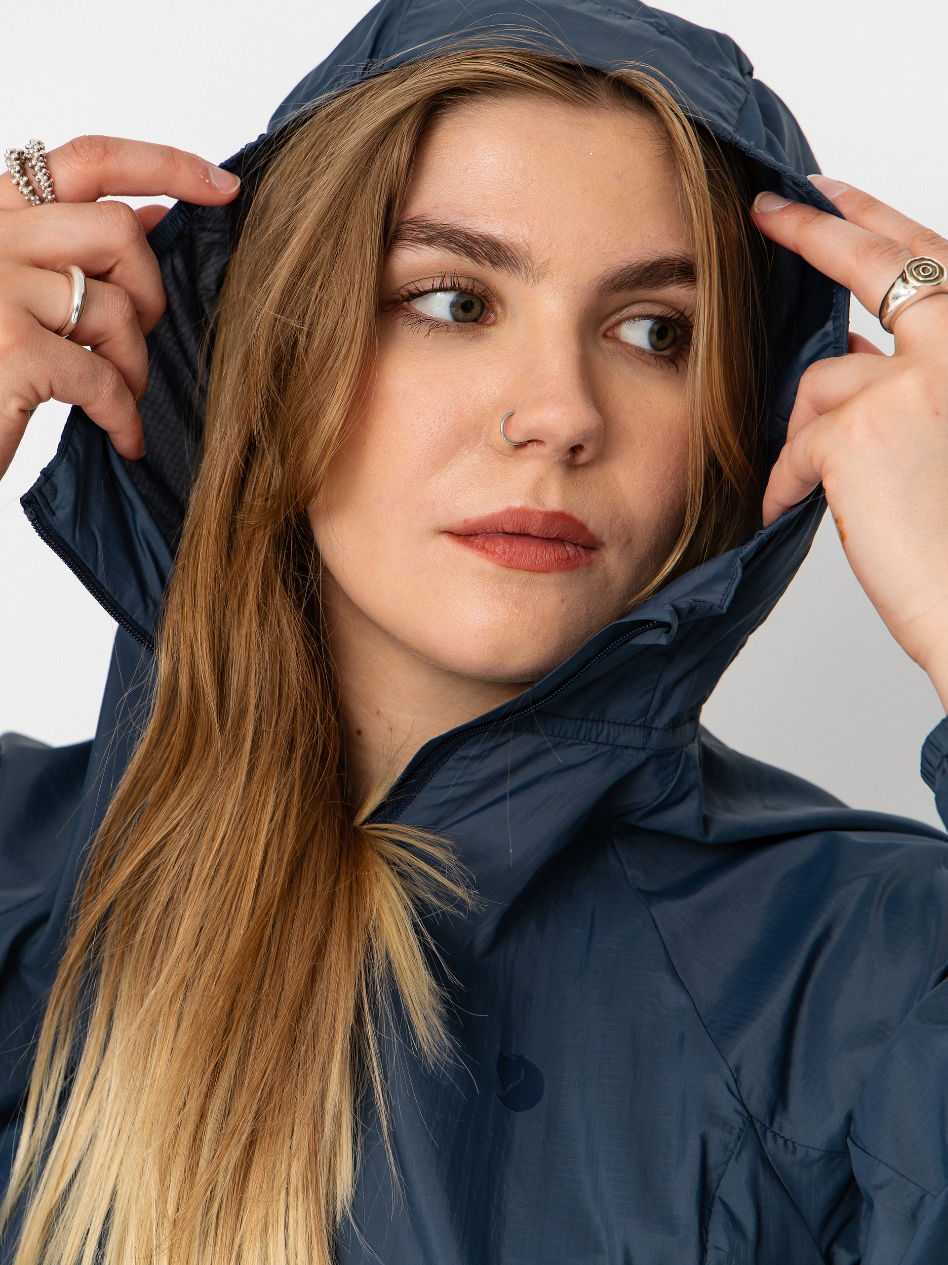 Geacă Fjallraven Keb Latt Wind Wmn (mountain blue)