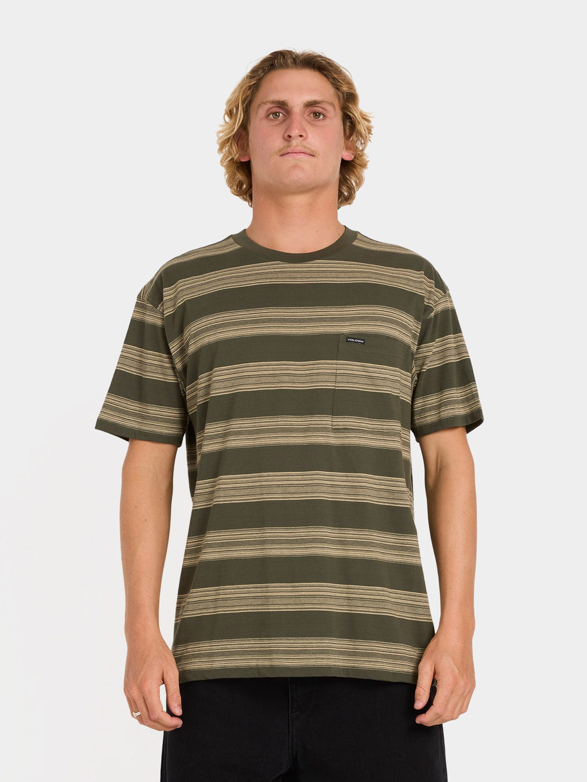 Tricou Volcom Twilight Crew (squadron green)