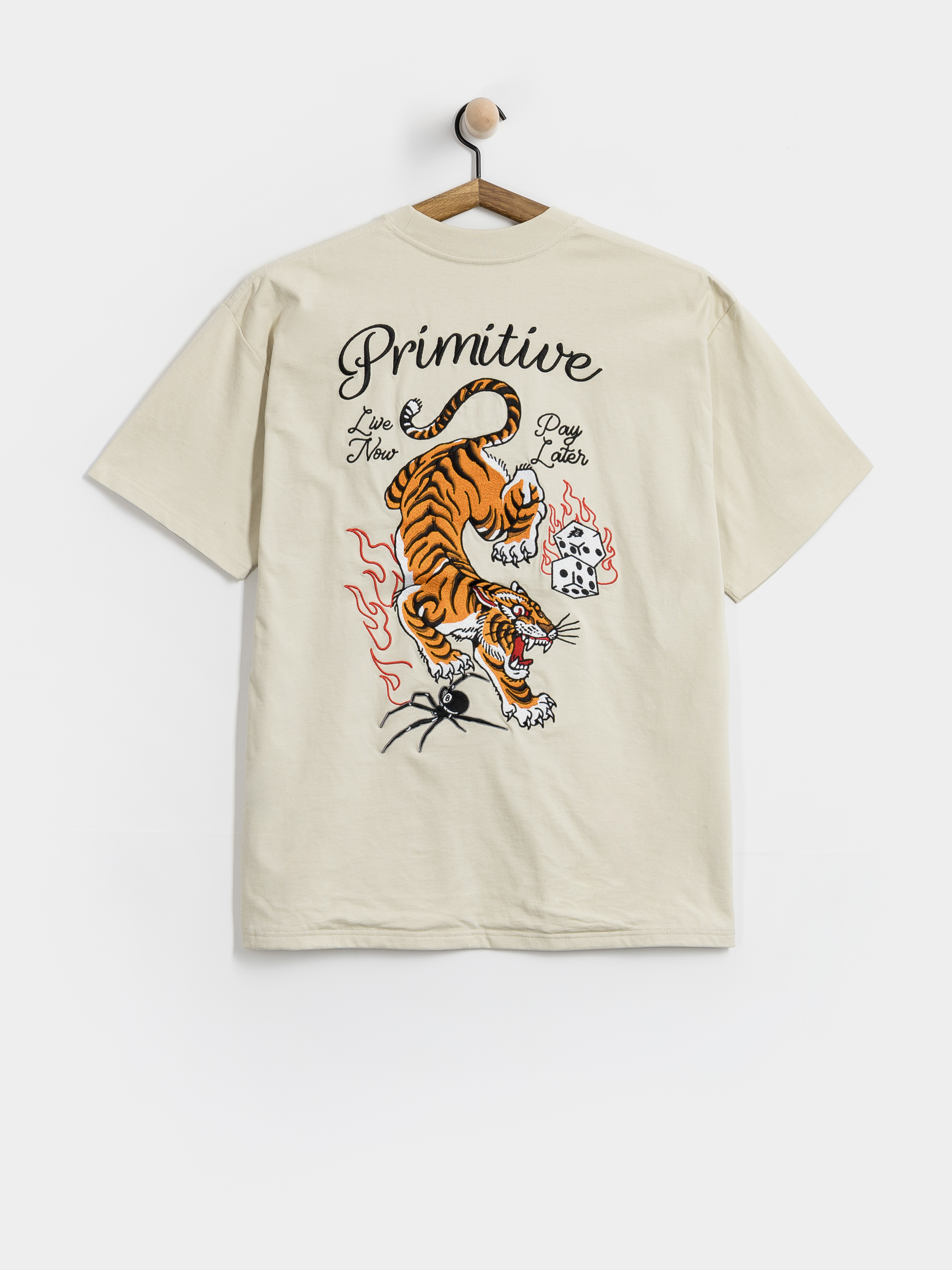 Tricou Primitive Big City (cream)