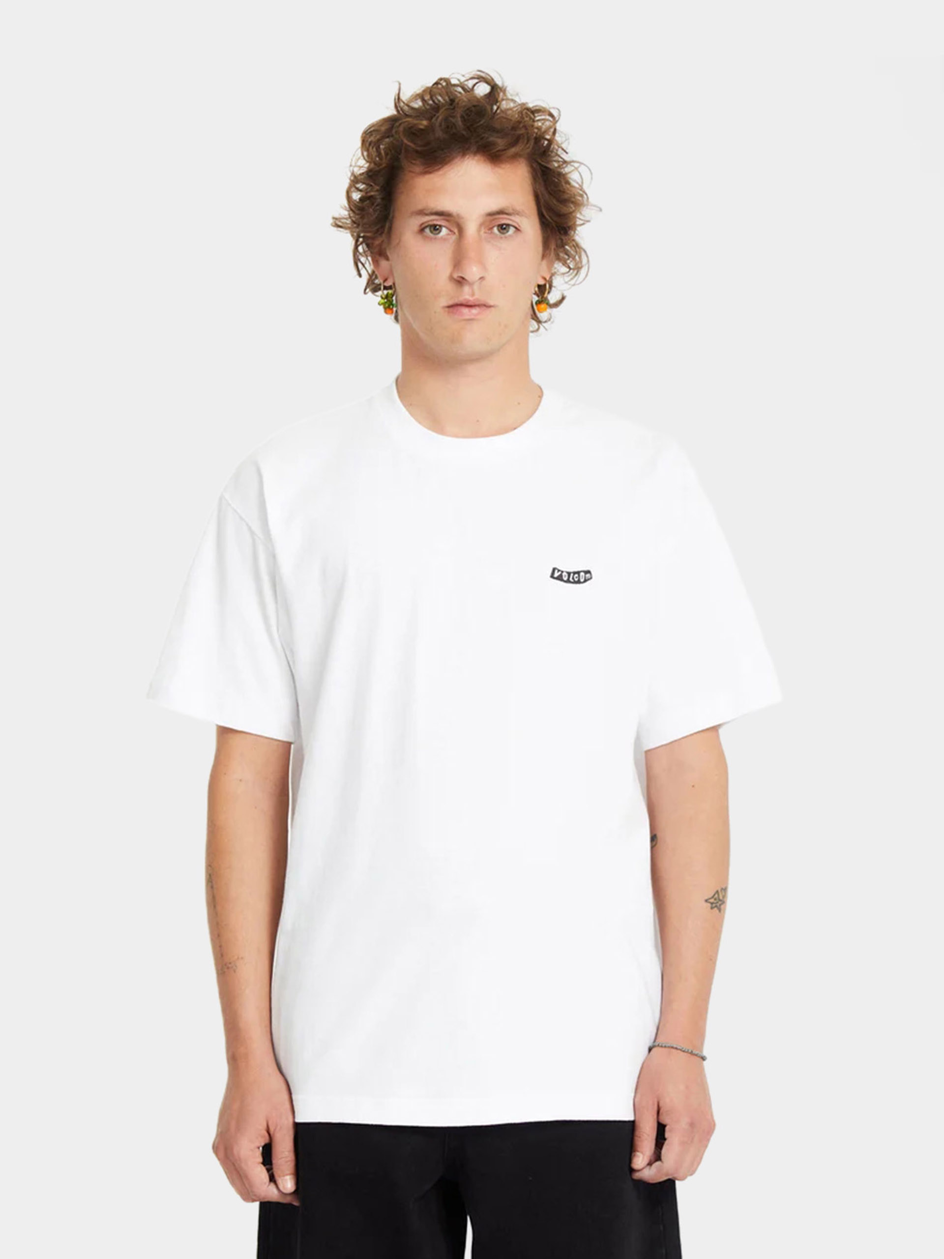 Tricou Volcom Pistol Stone Lse (white)