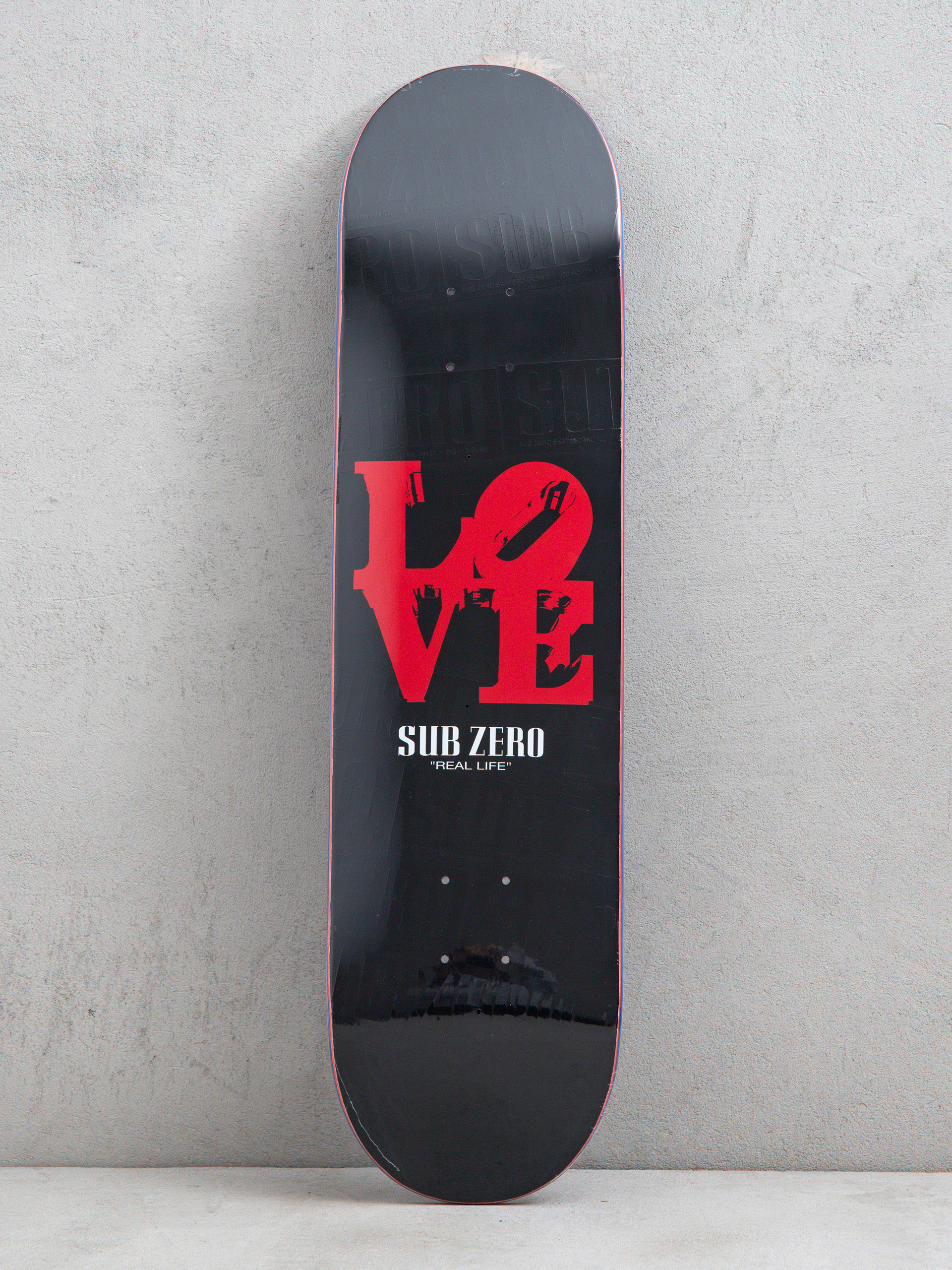 Placă Sub Zero Love Park III (black)