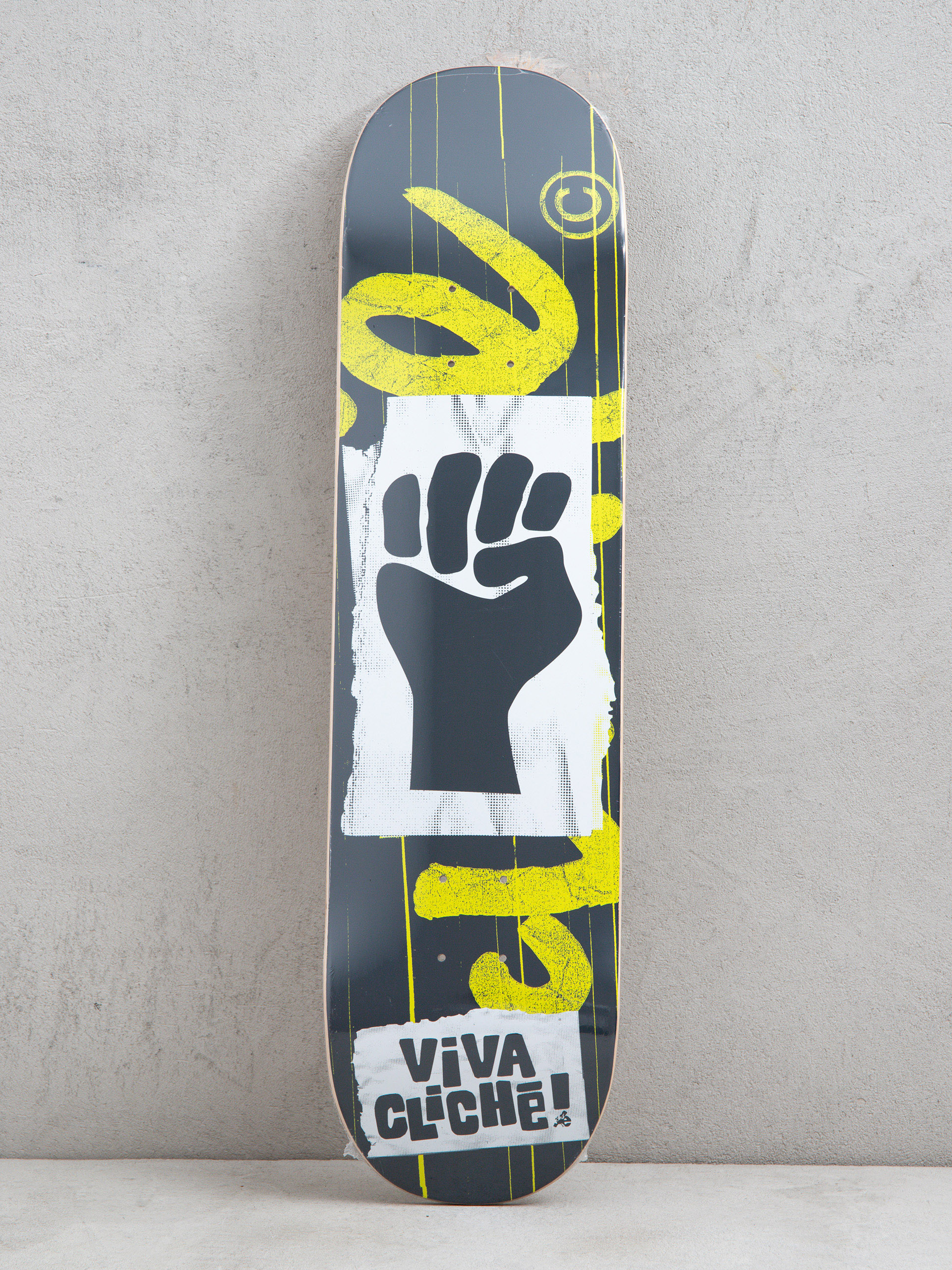 Placă Cliche Viva Deck (grey/lime)