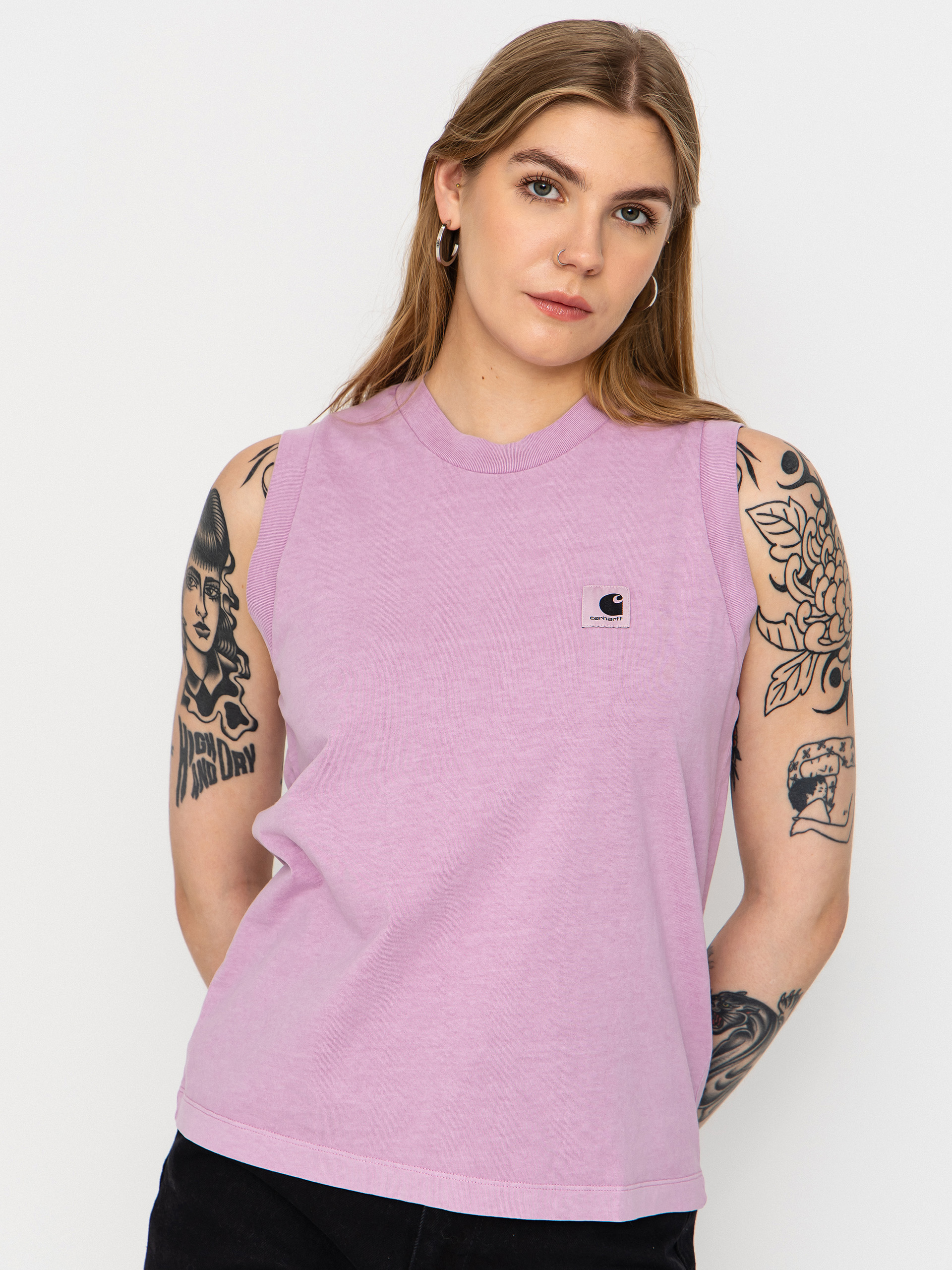 Tricou Carhartt WIP Nelson Wmn (gentle purple)