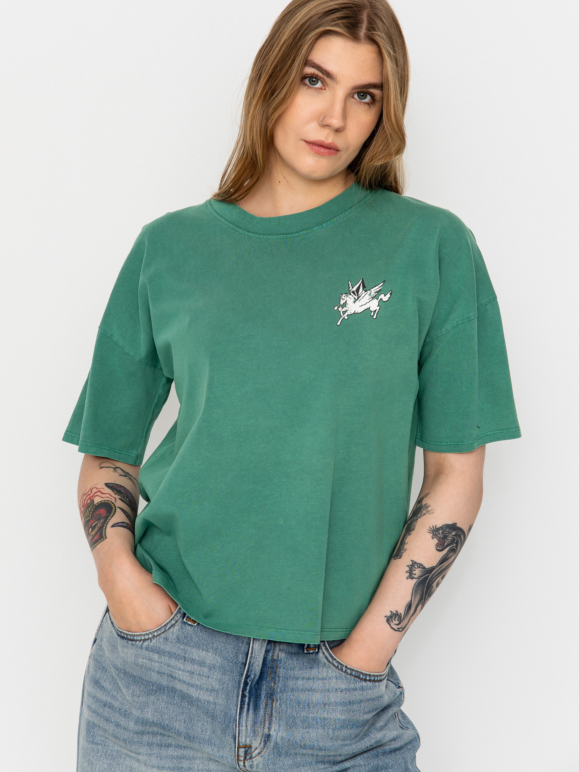 Tricou Volcom Voltrip Wmn (evergreen)