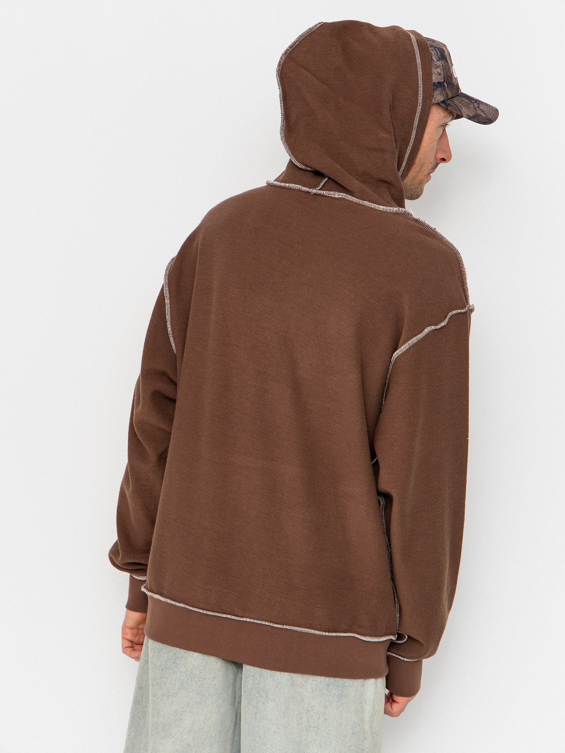 Hanorac cu glugă RipNDip Overdrive HD (brown)