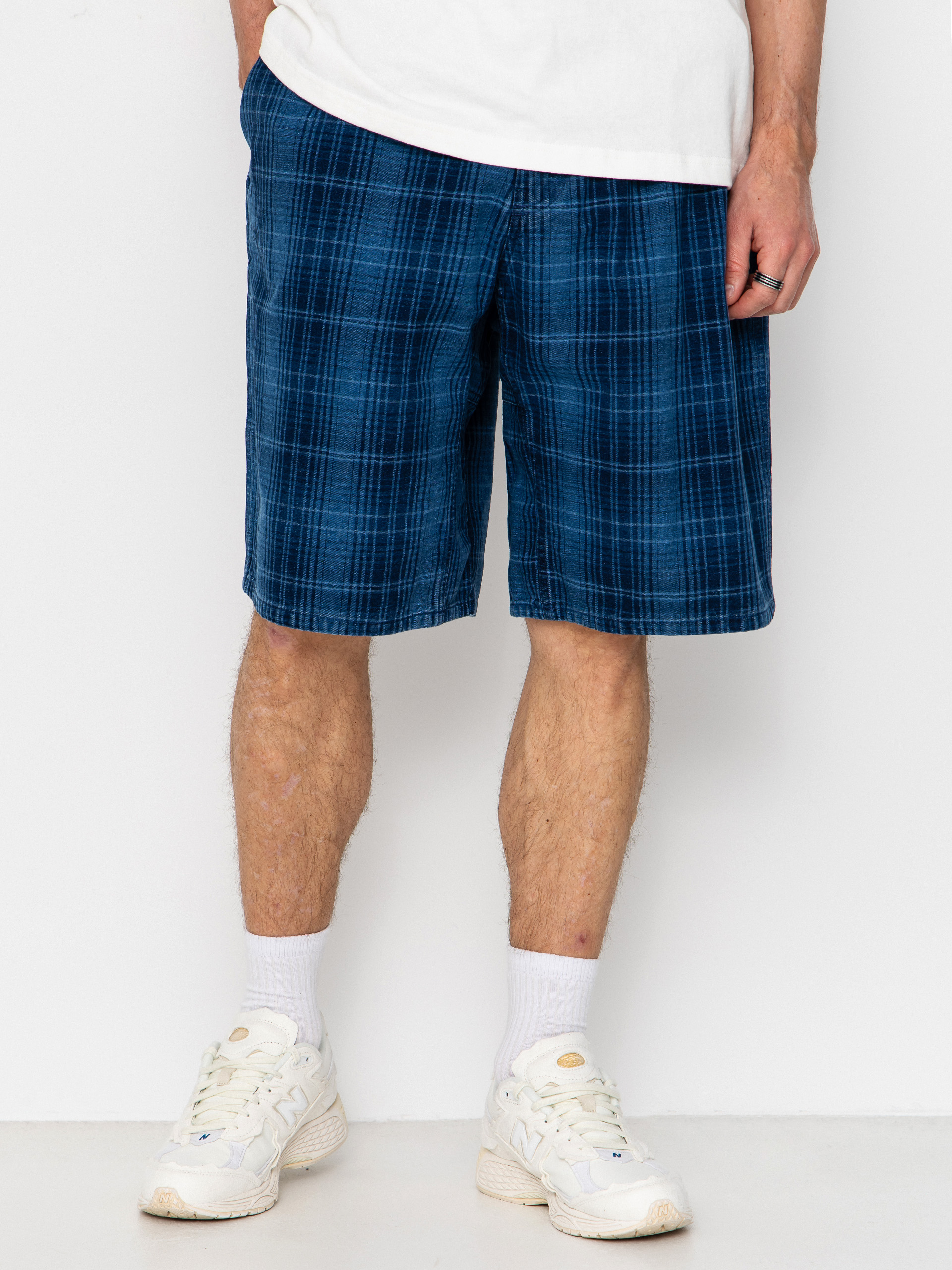 Pantaloni scurți Gramicci Lagoon Short Denim Plaid (ind check pla)