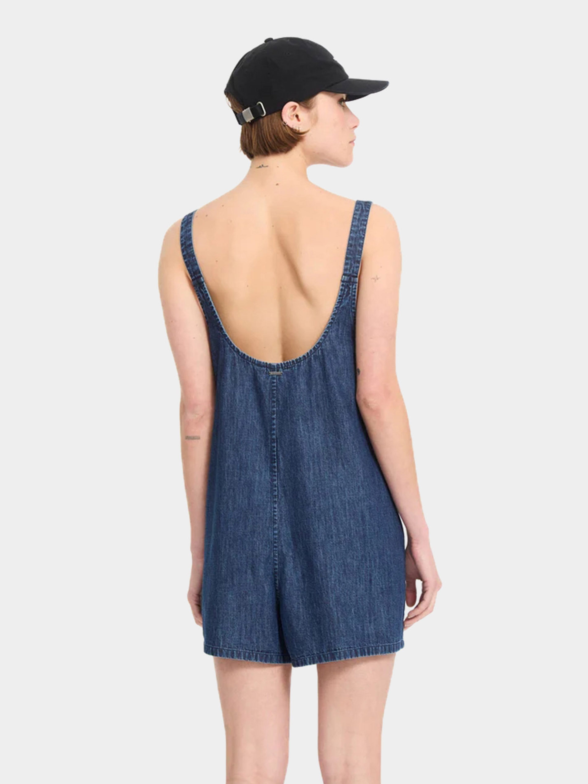 Pentru femei Costum schi Volcom Lived In Short Rompr (deja blue)