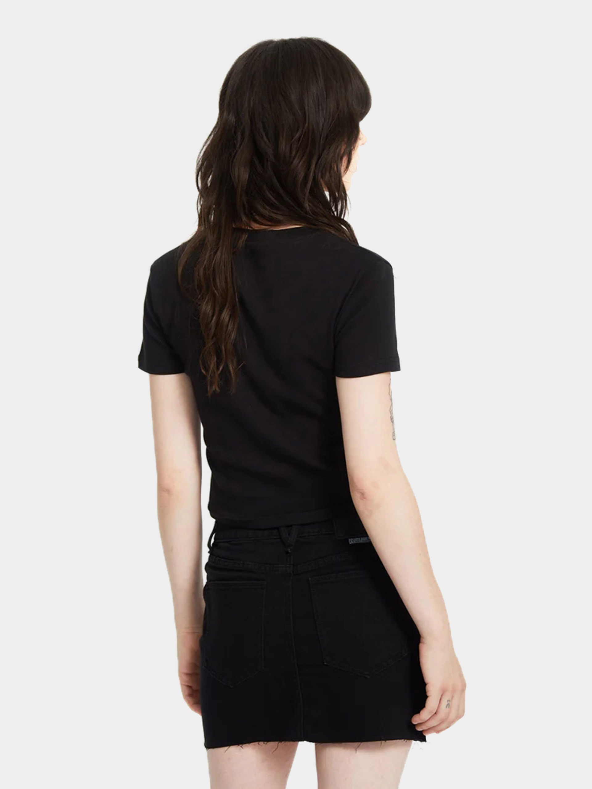 Tricou Volcom Volcomstone Tight Crop Wmn (black)