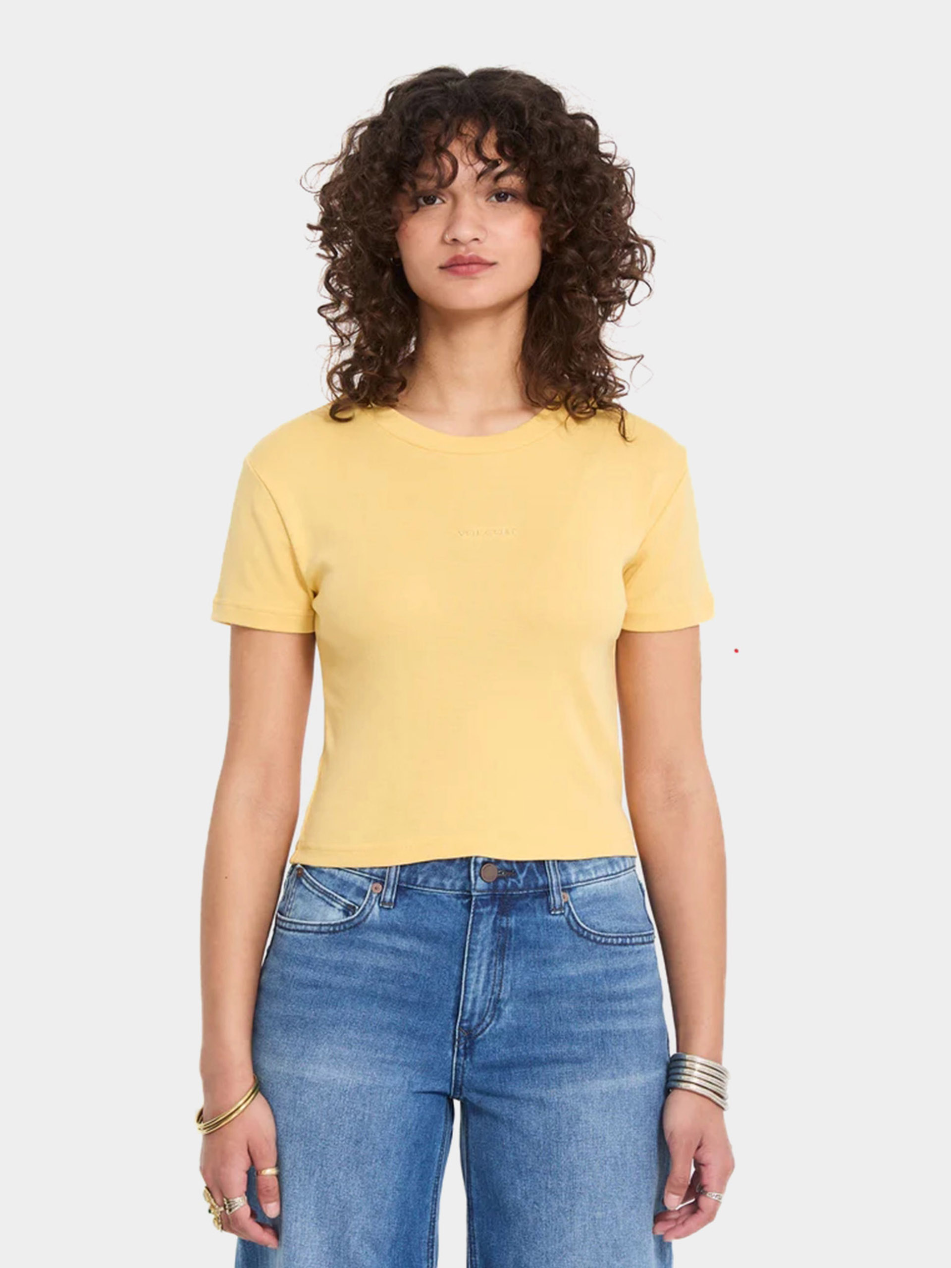Tricou Volcom Volcomstone Tight Crop Wmn (sunburst)