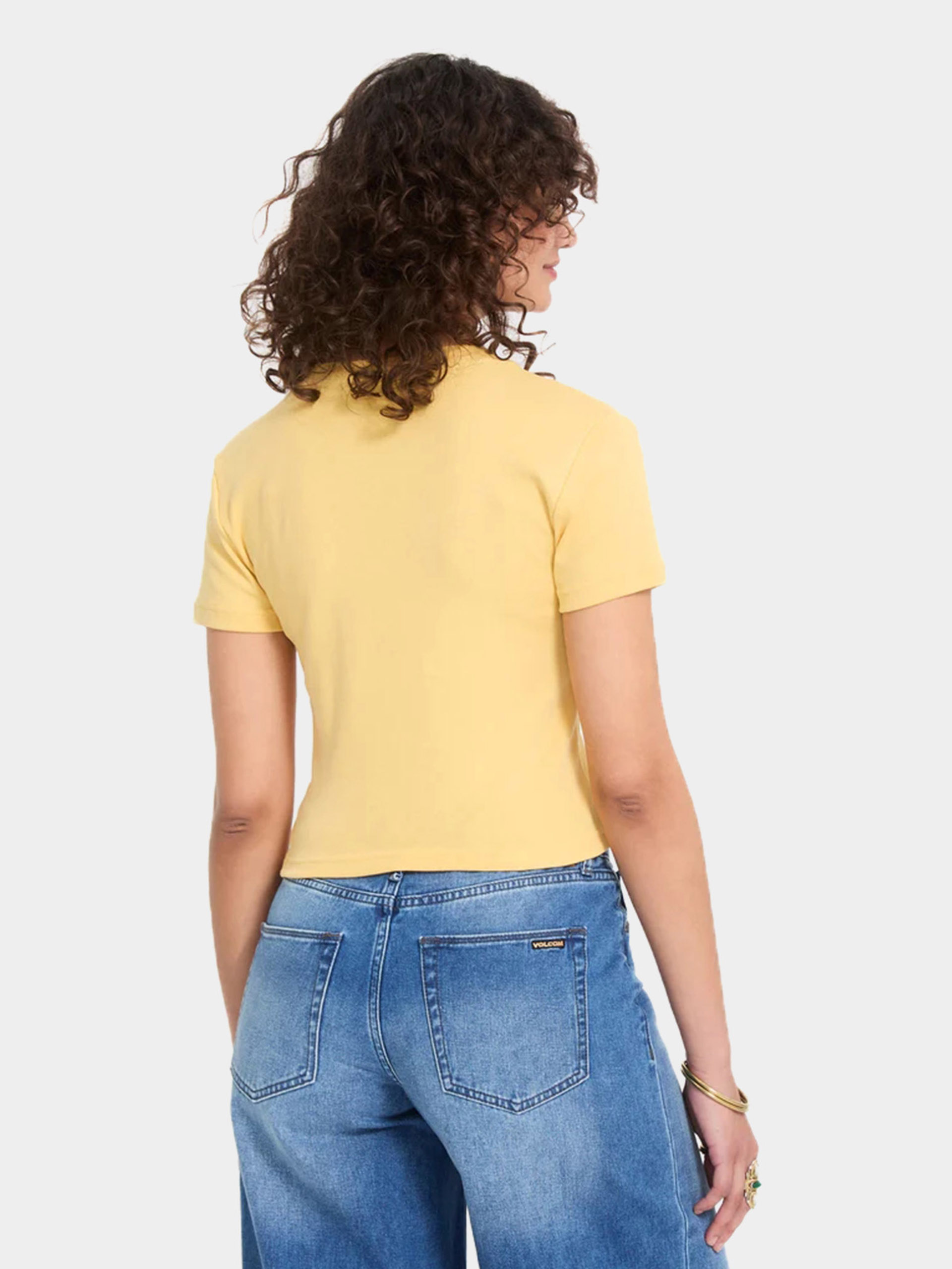 Tricou Volcom Volcomstone Tight Crop Wmn (sunburst)