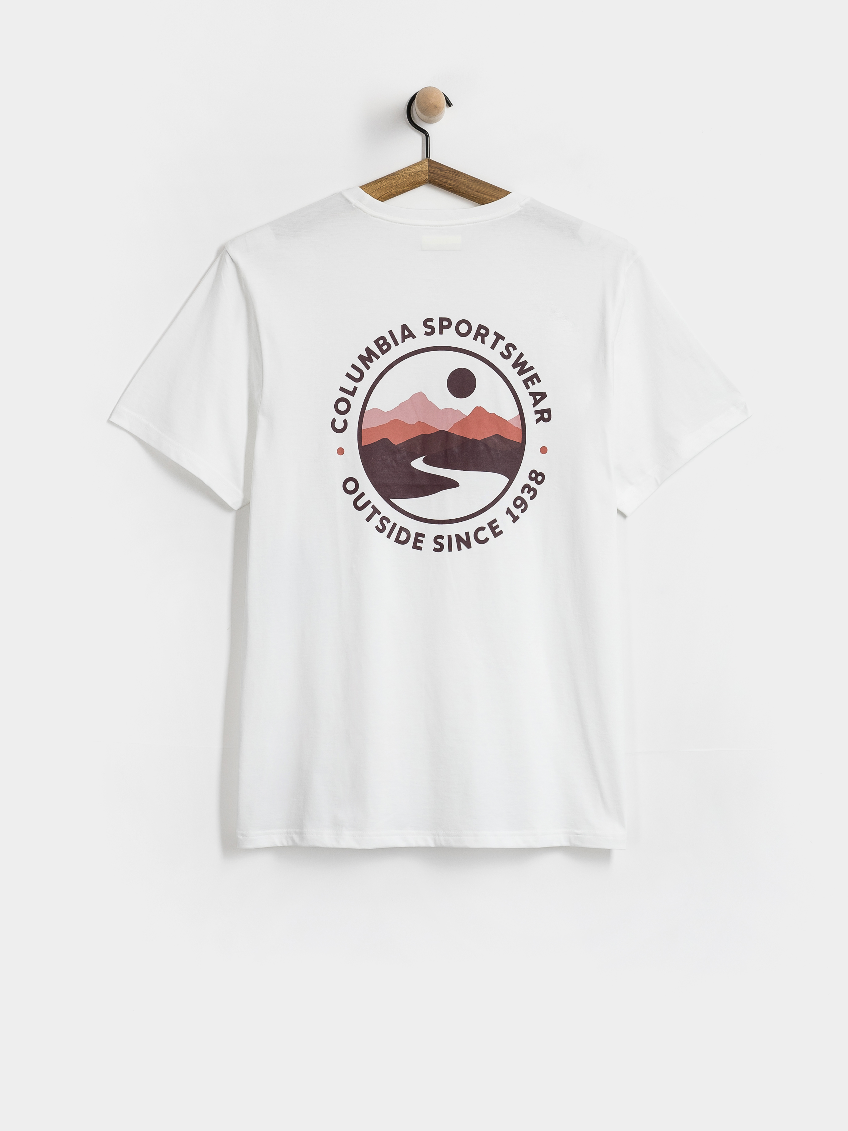 Tricou Columbia CSC Outdoor Back Graphic (white/scoped view)