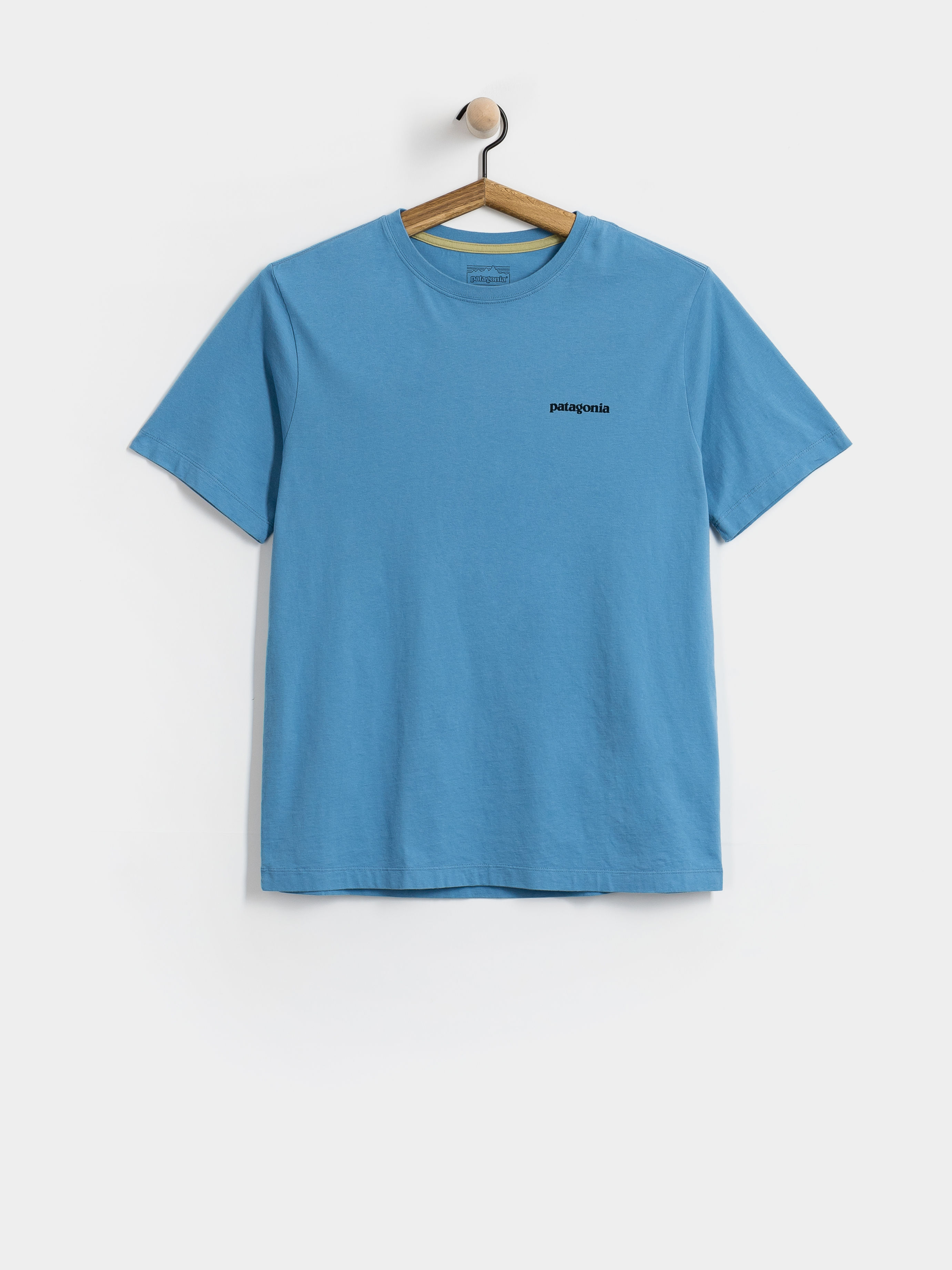 Tricou Patagonia P 6 Logo (shore blue)