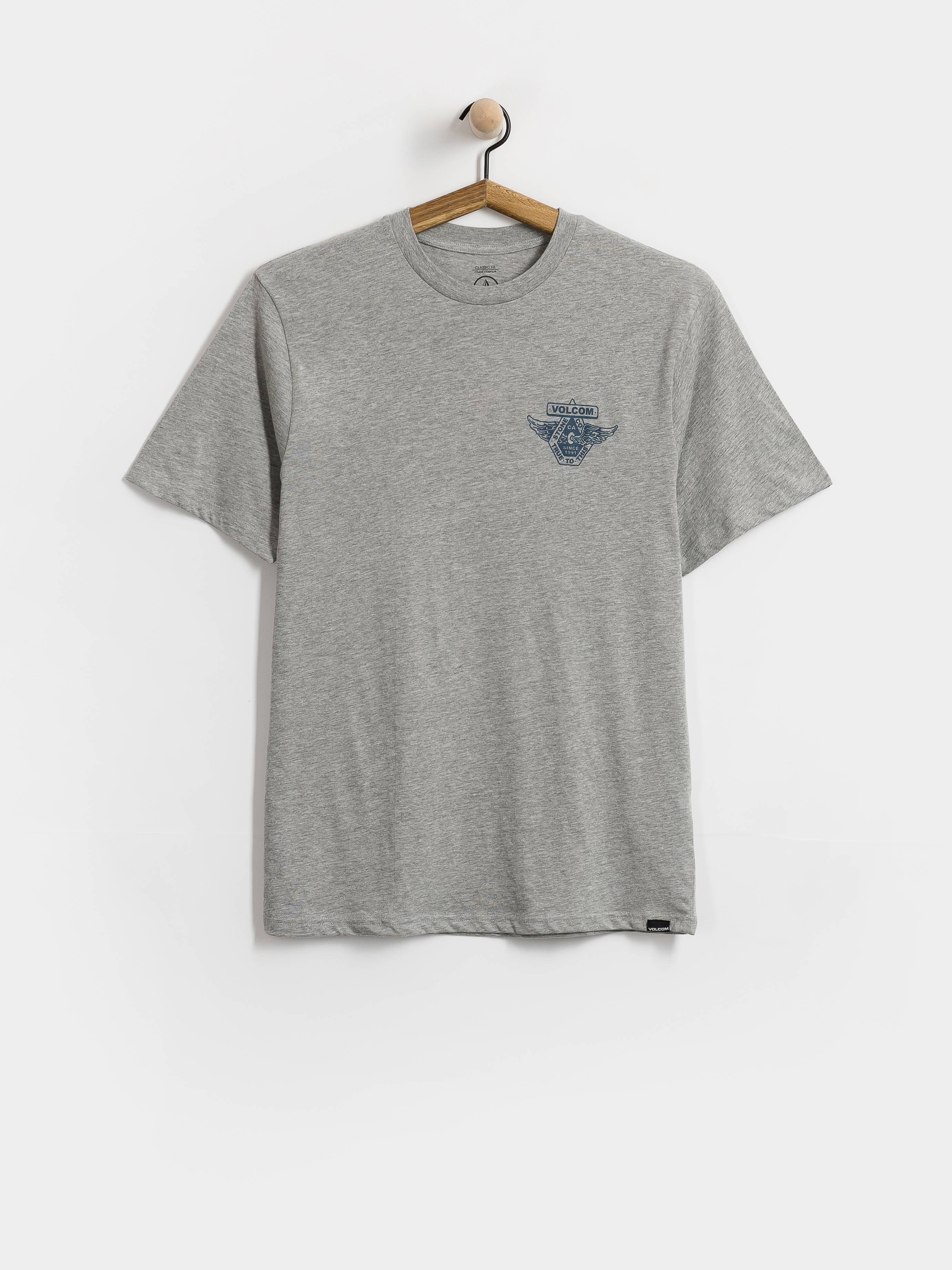 Tricou Volcom Free Wheel Hth (heather grey)