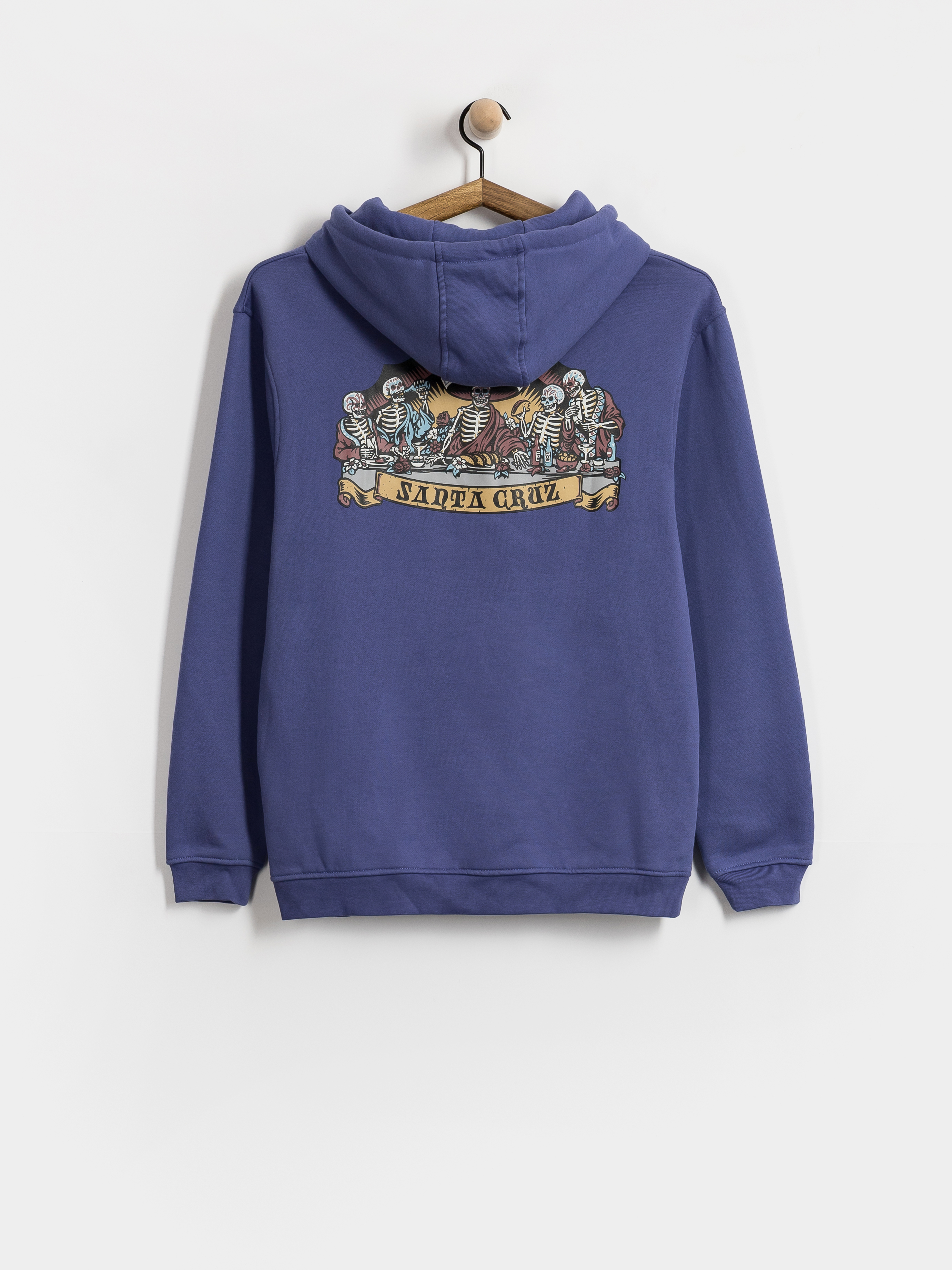 Hanorac cu glugă Santa Cruz Guzman Scroll Front HD (navy dusk)