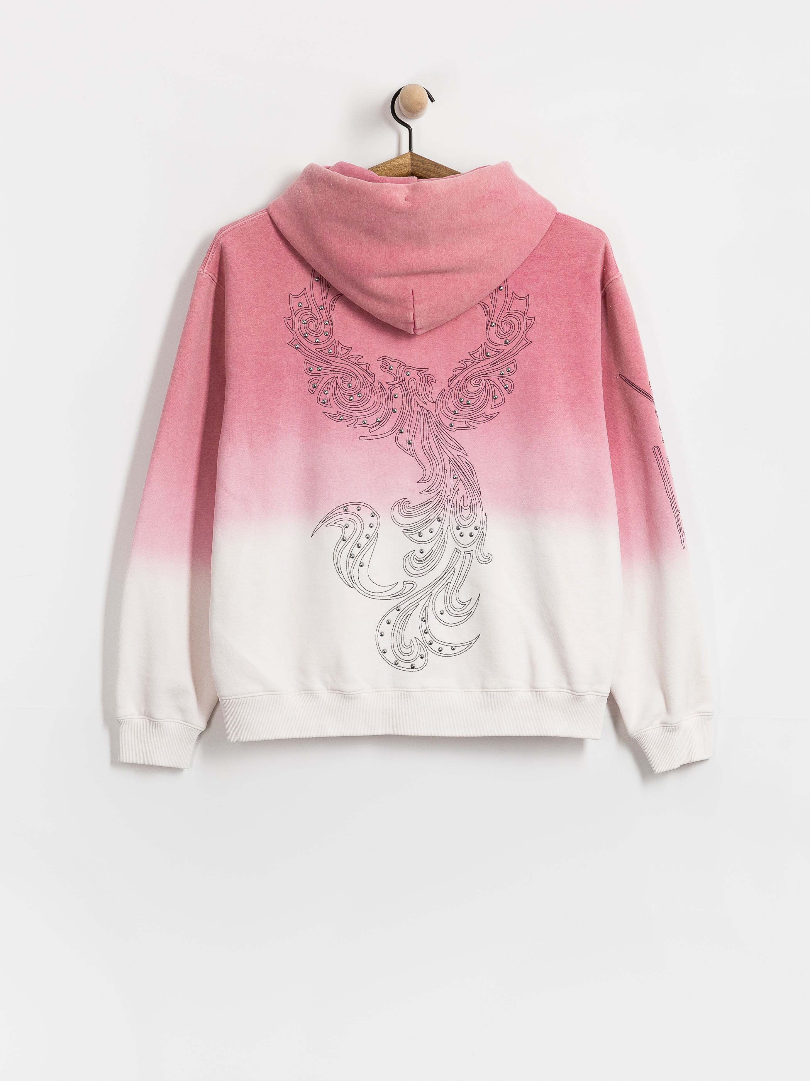 Hanorac cu glugă Yardsale Ombre ZHD (pink)