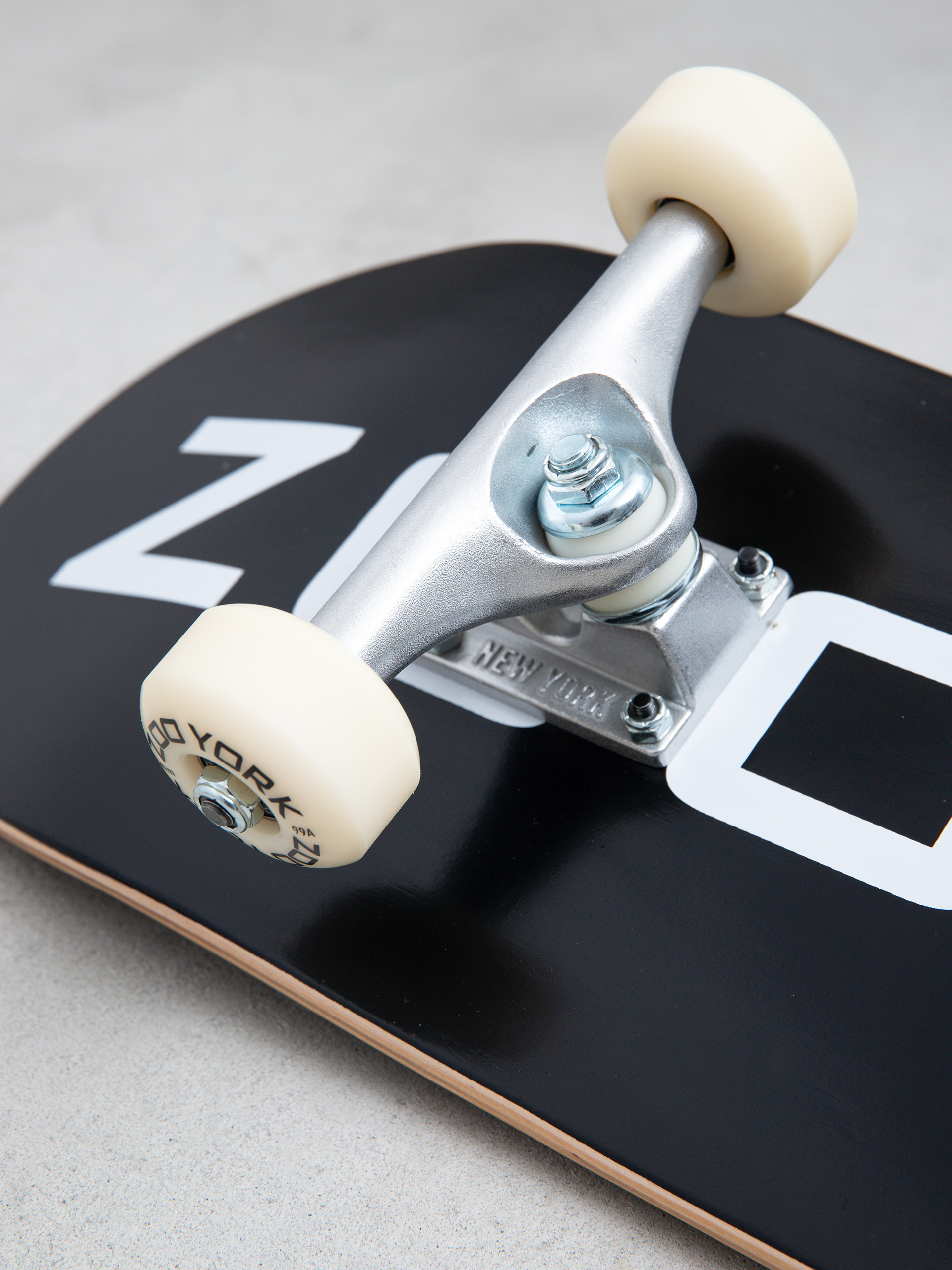 Skateboard Zoo York OG 95 Logo Block (black/white)