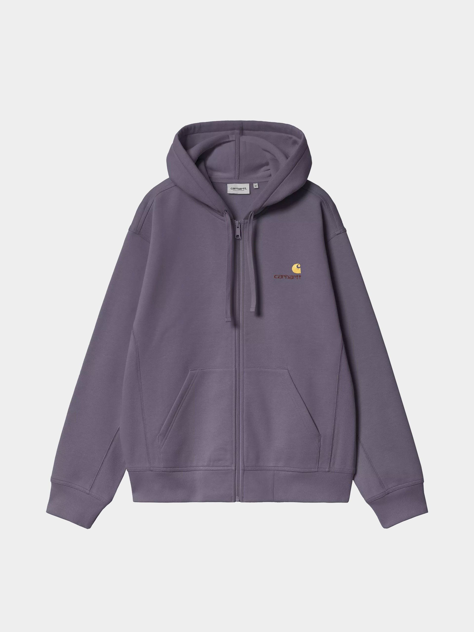 Hanorac cu glugă Carhartt WIP American Script ZHD (shady purple)