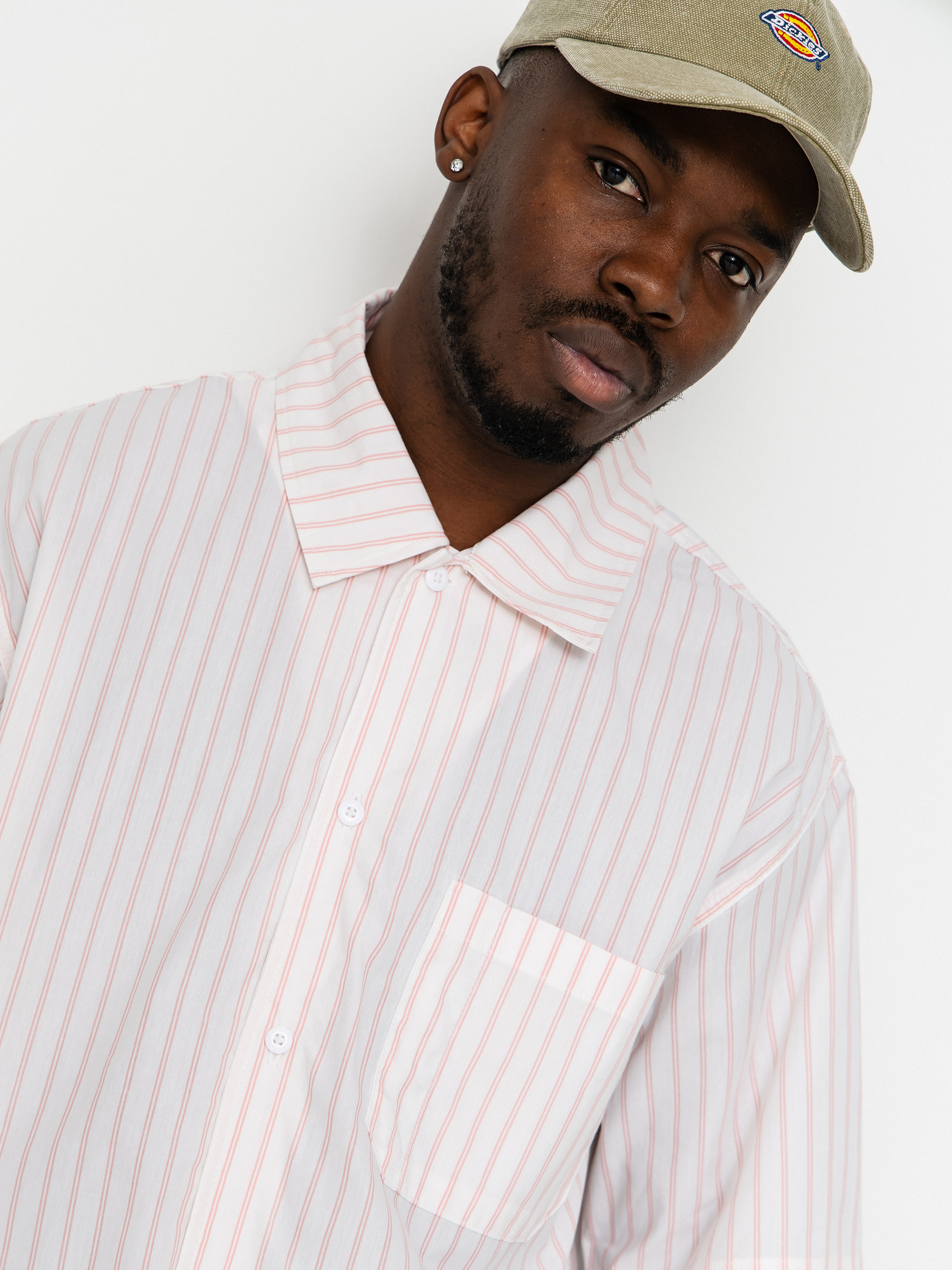 Cămașă Dickies Venedocia Stripe (white)