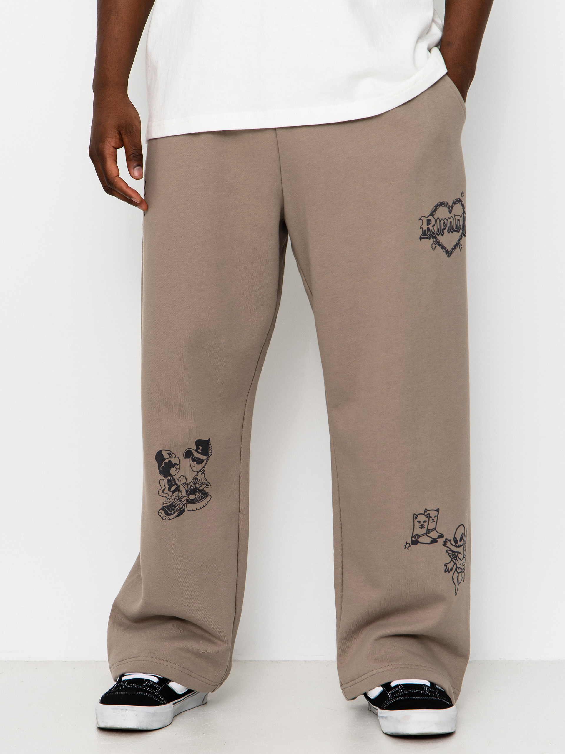 Pantaloni RipNDip Westside Straight Leg (dark sand wash)