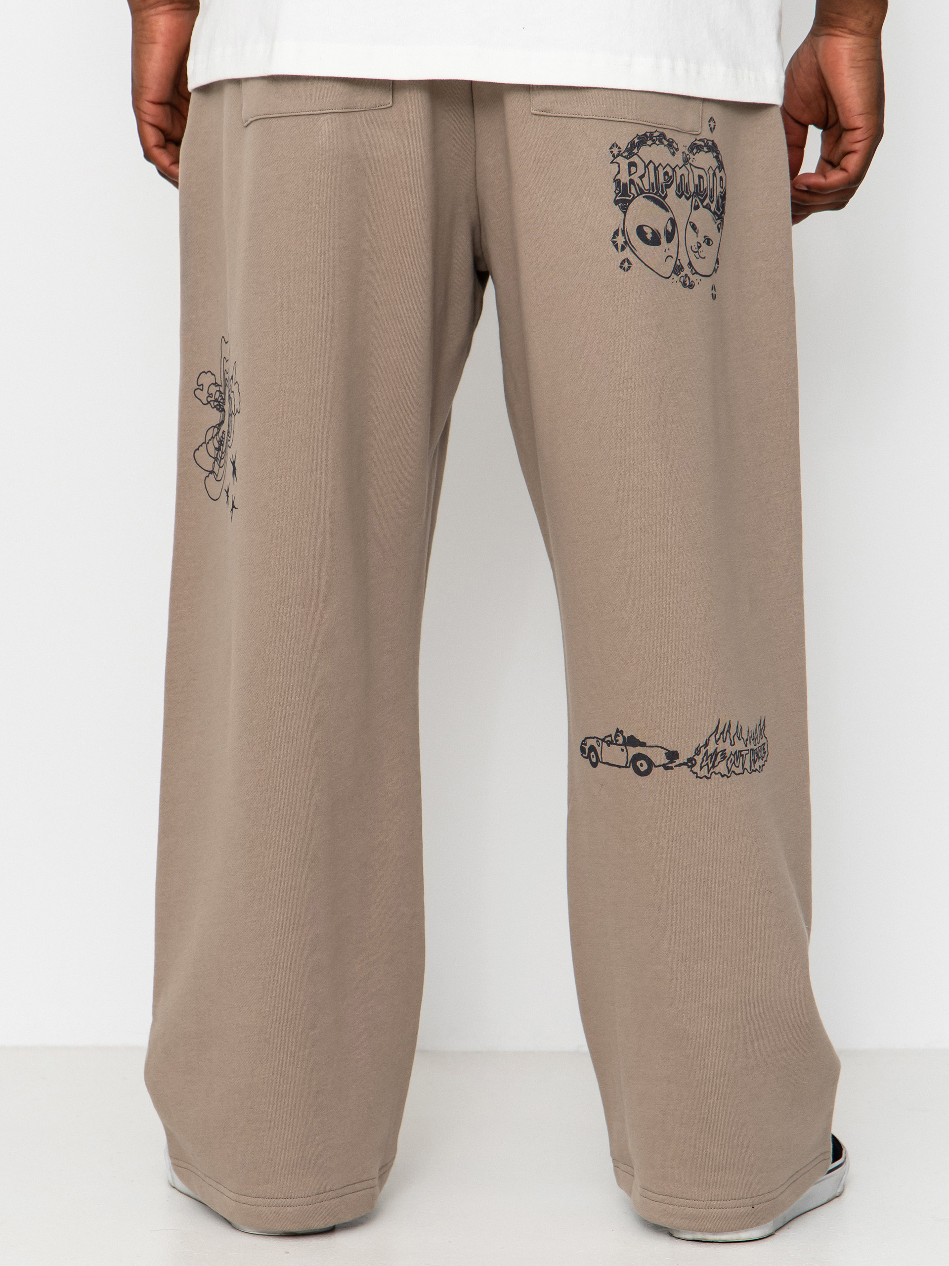 Pantaloni RipNDip Westside Straight Leg (dark sand wash)