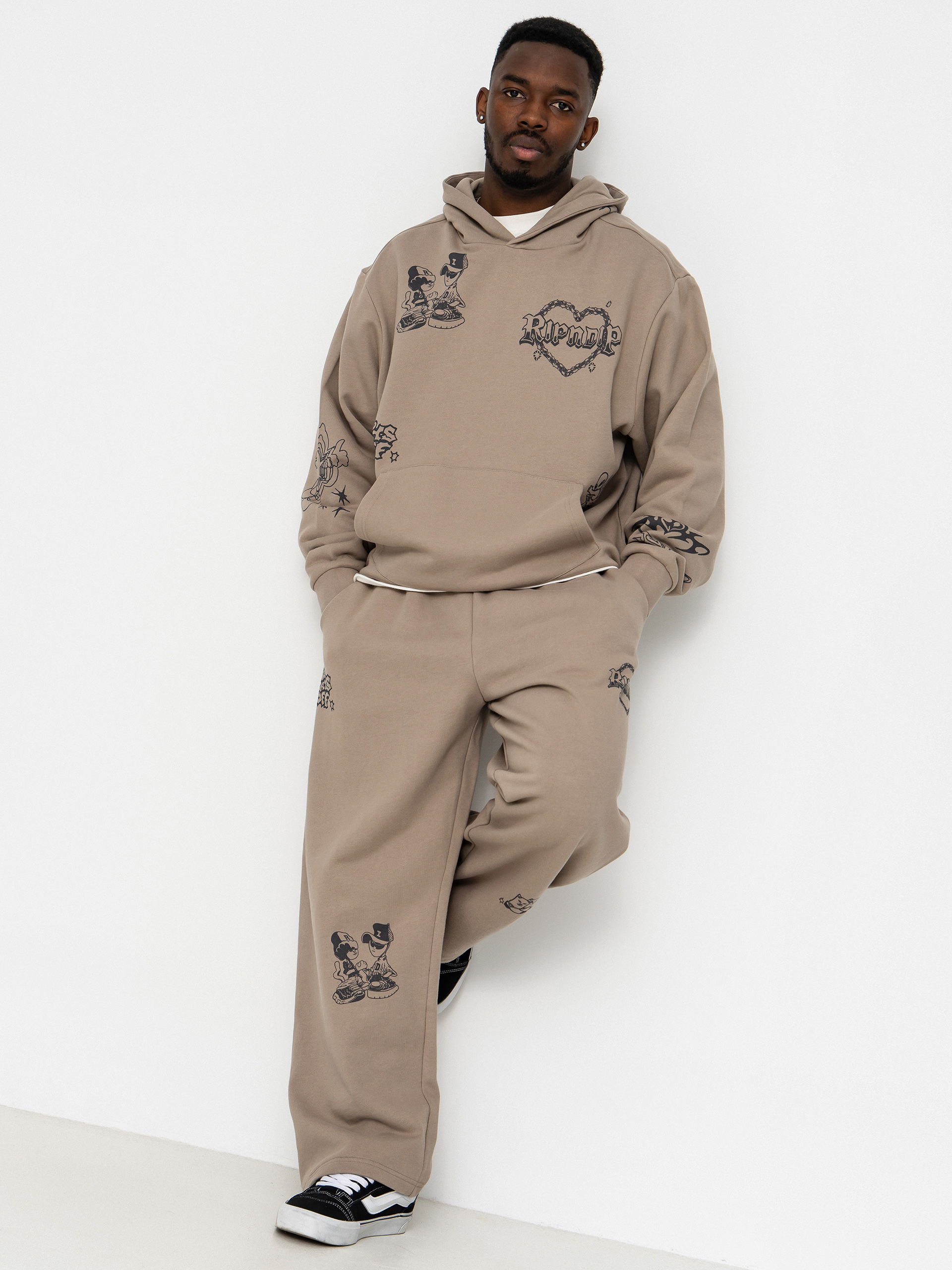 Hanorac cu glugă RipNDip Westside Distressed HD