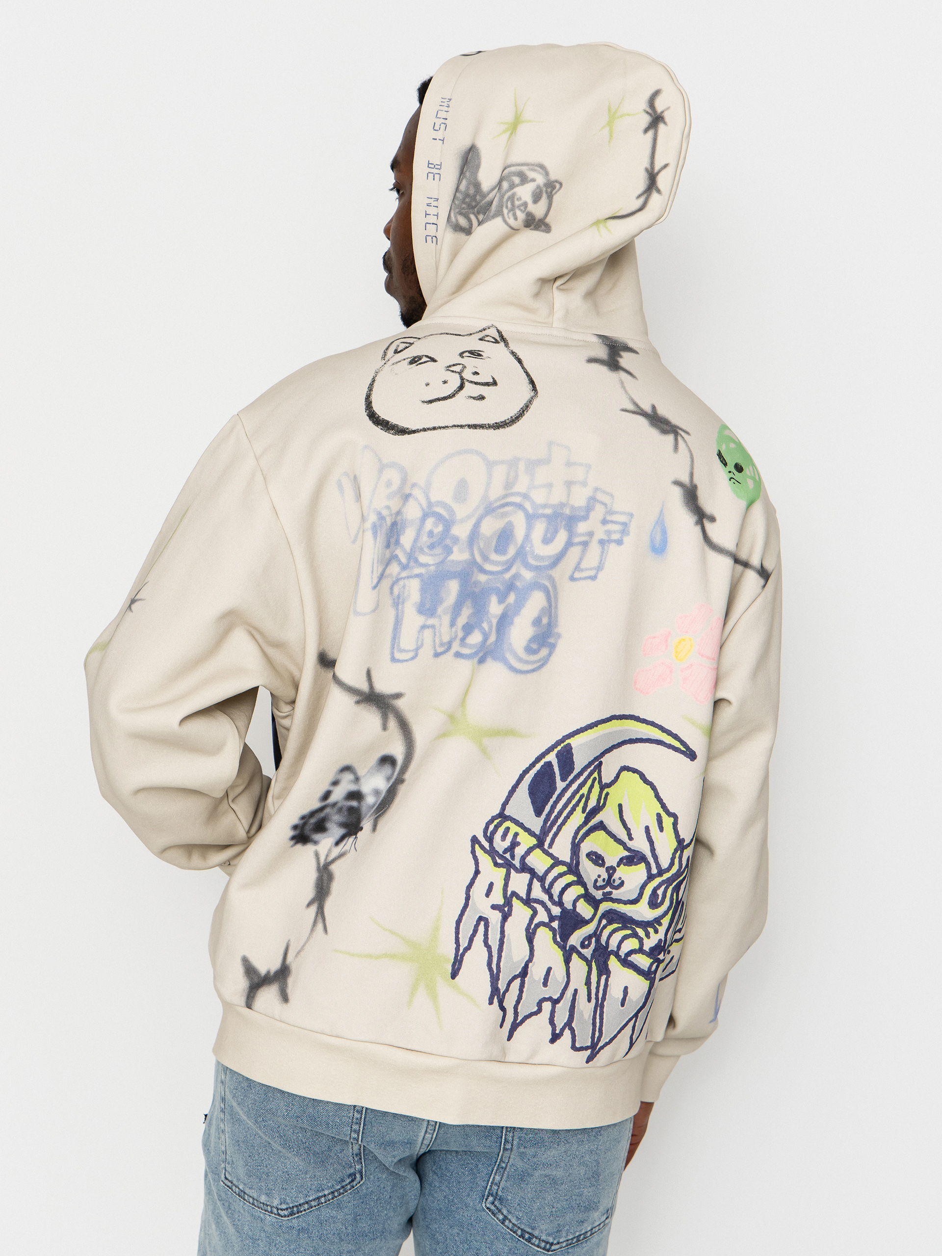 Hanorac cu glugă RipNDip Goosebumps ZHD