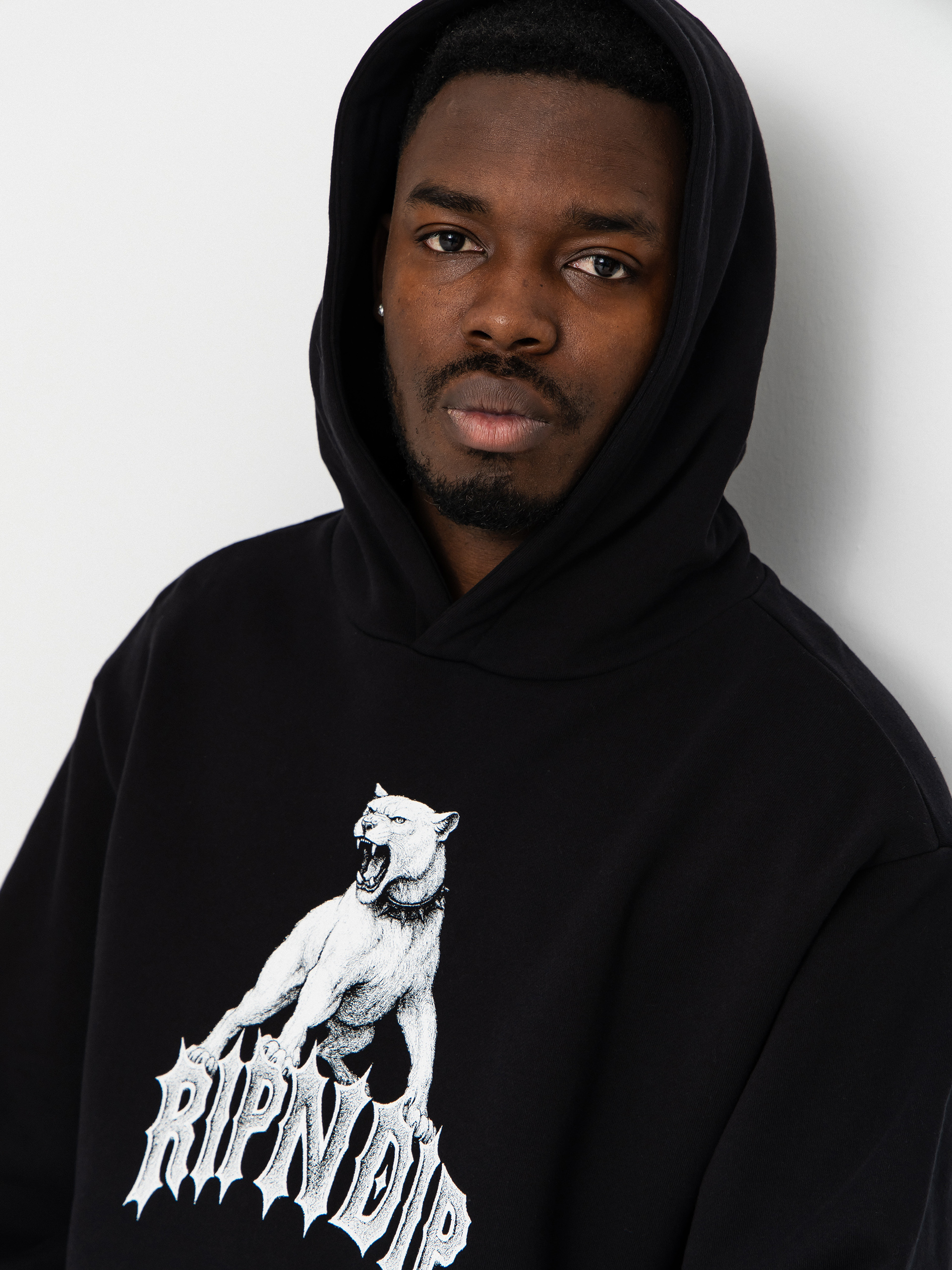 Hanorac cu glugă RipNDip Wasteland HD (black wash)