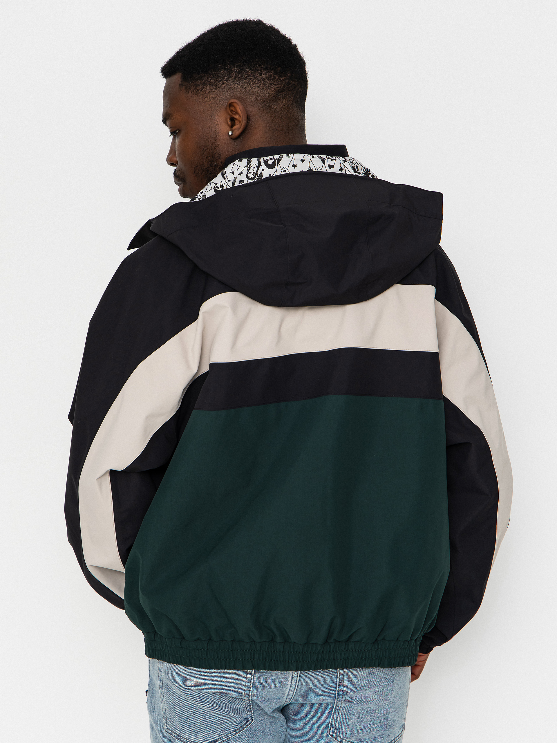 Pentru femei Geacă de snowboard Volcom Dlm (black green)